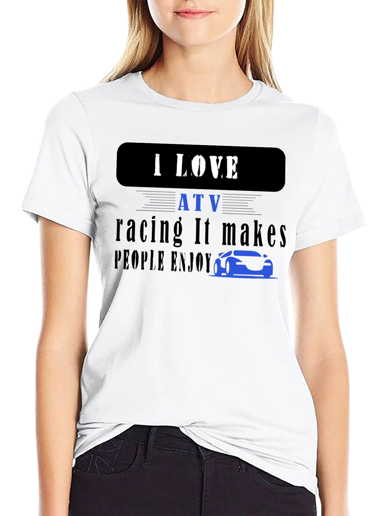 I LOVE ATV racing T-shirt
