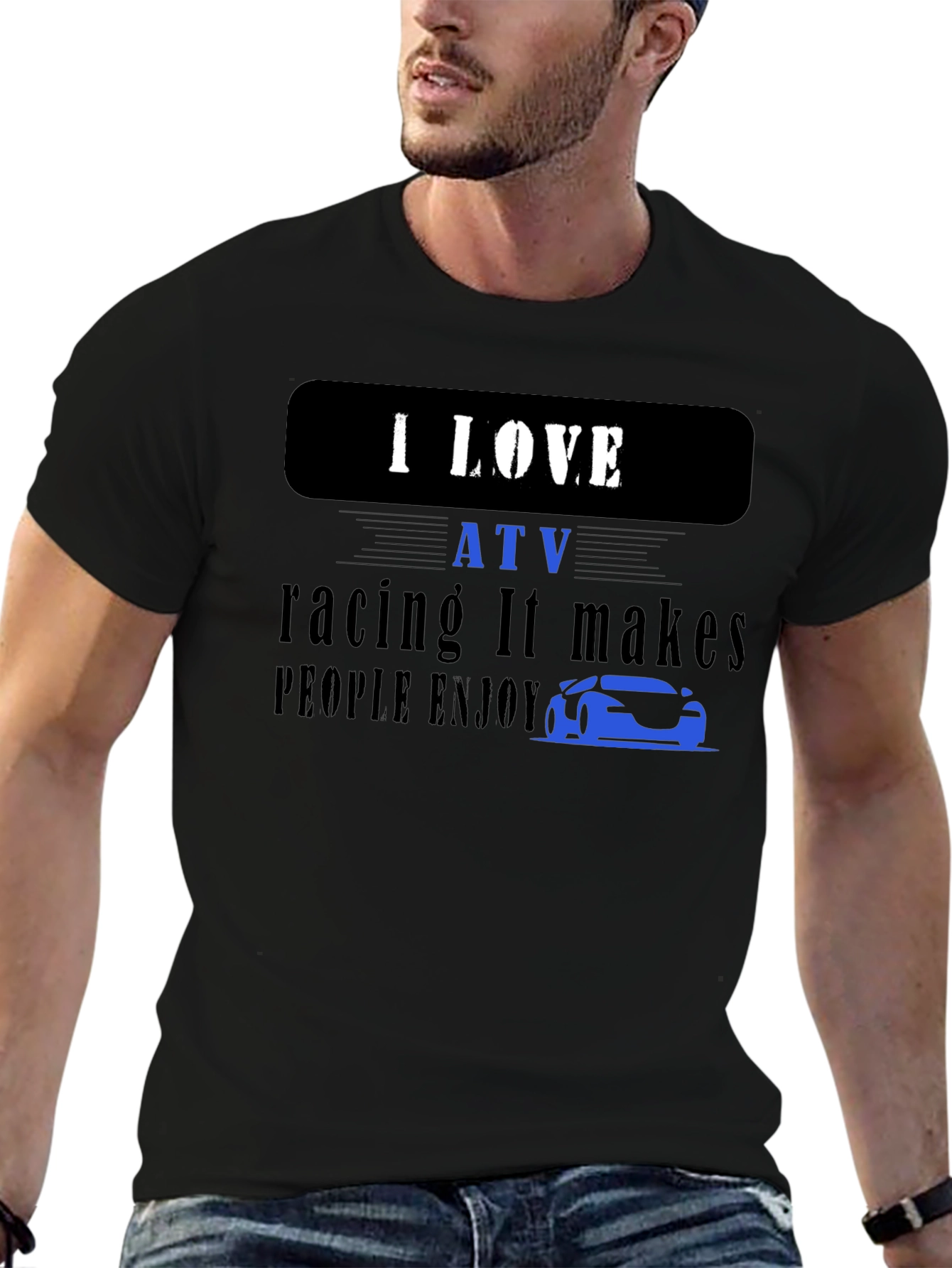 I LOVE ATV racing T-shirt