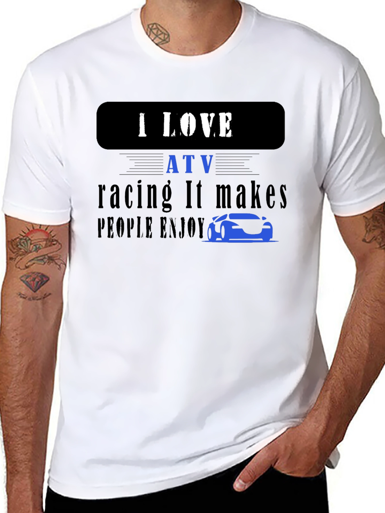 I LOVE ATV racing T-shirt