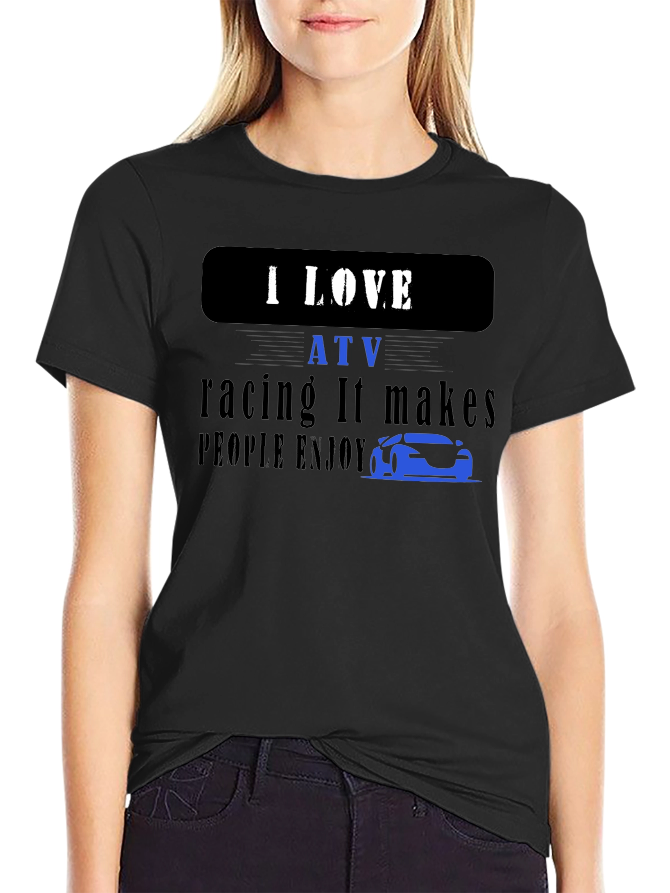 I LOVE ATV racing T-shirt