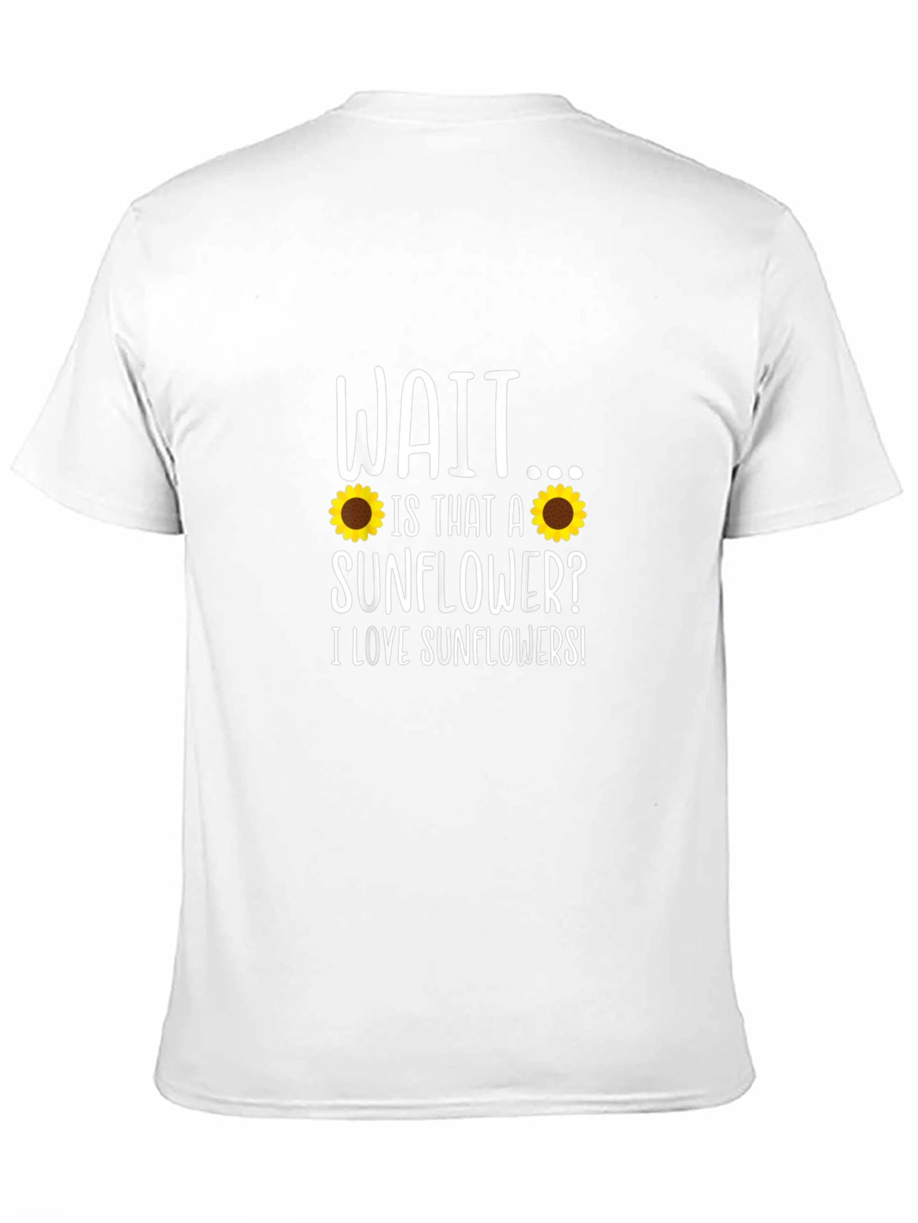 Sunflower T-Shirt - I Love Sunflowers Tee!