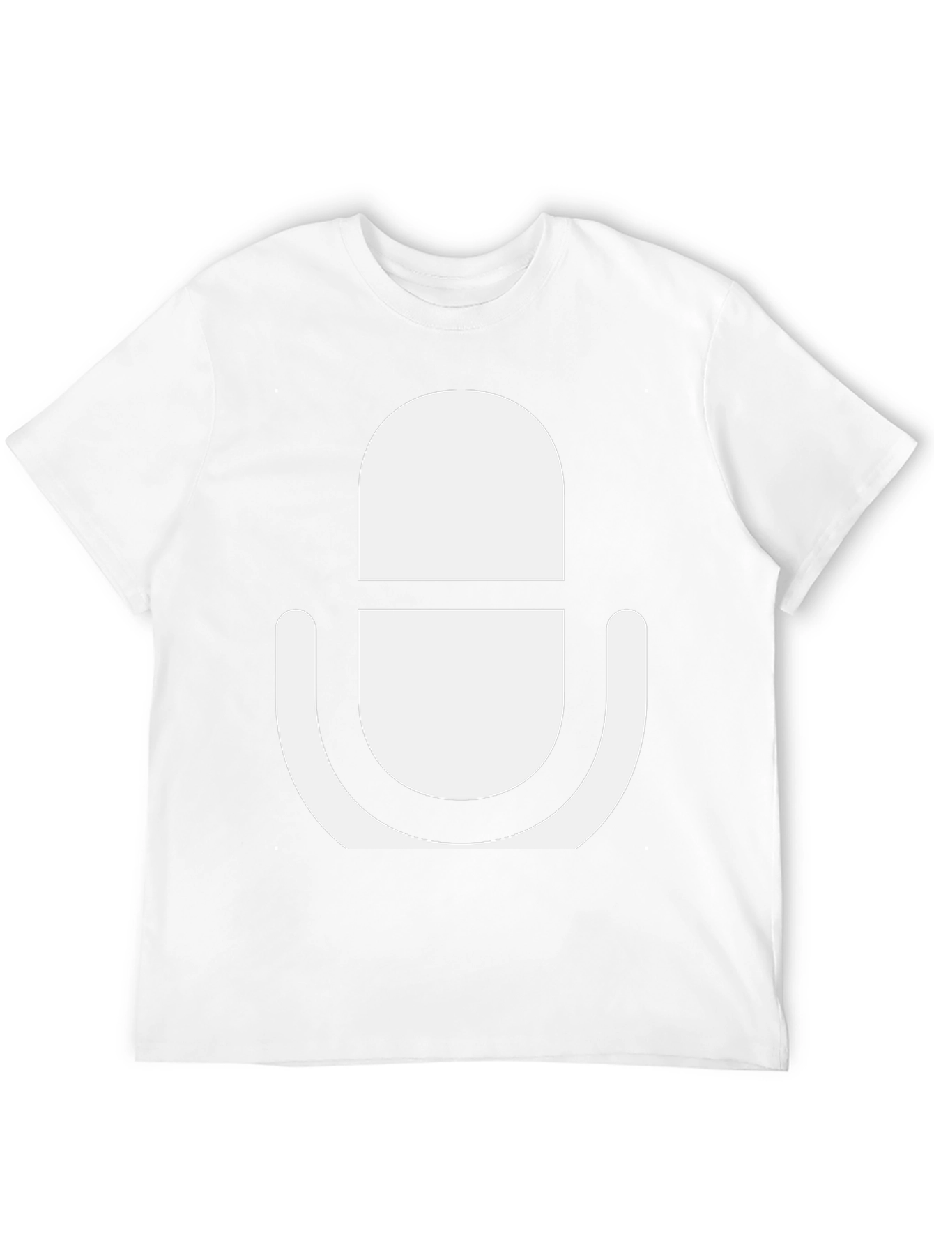Podcast Microphone Graphic Tee - Cool & Comfortable