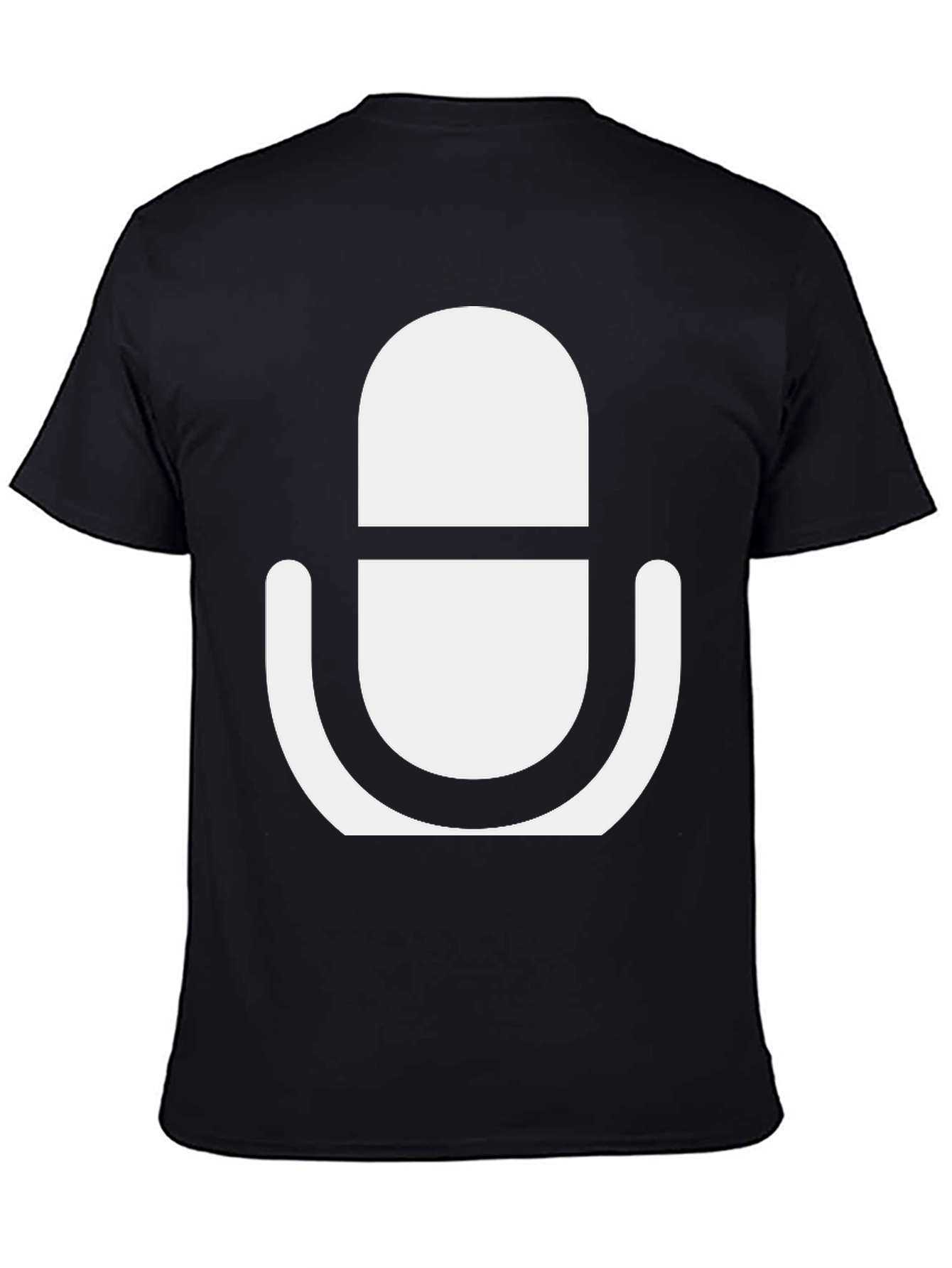Podcast Microphone Graphic Tee - Cool & Comfortable