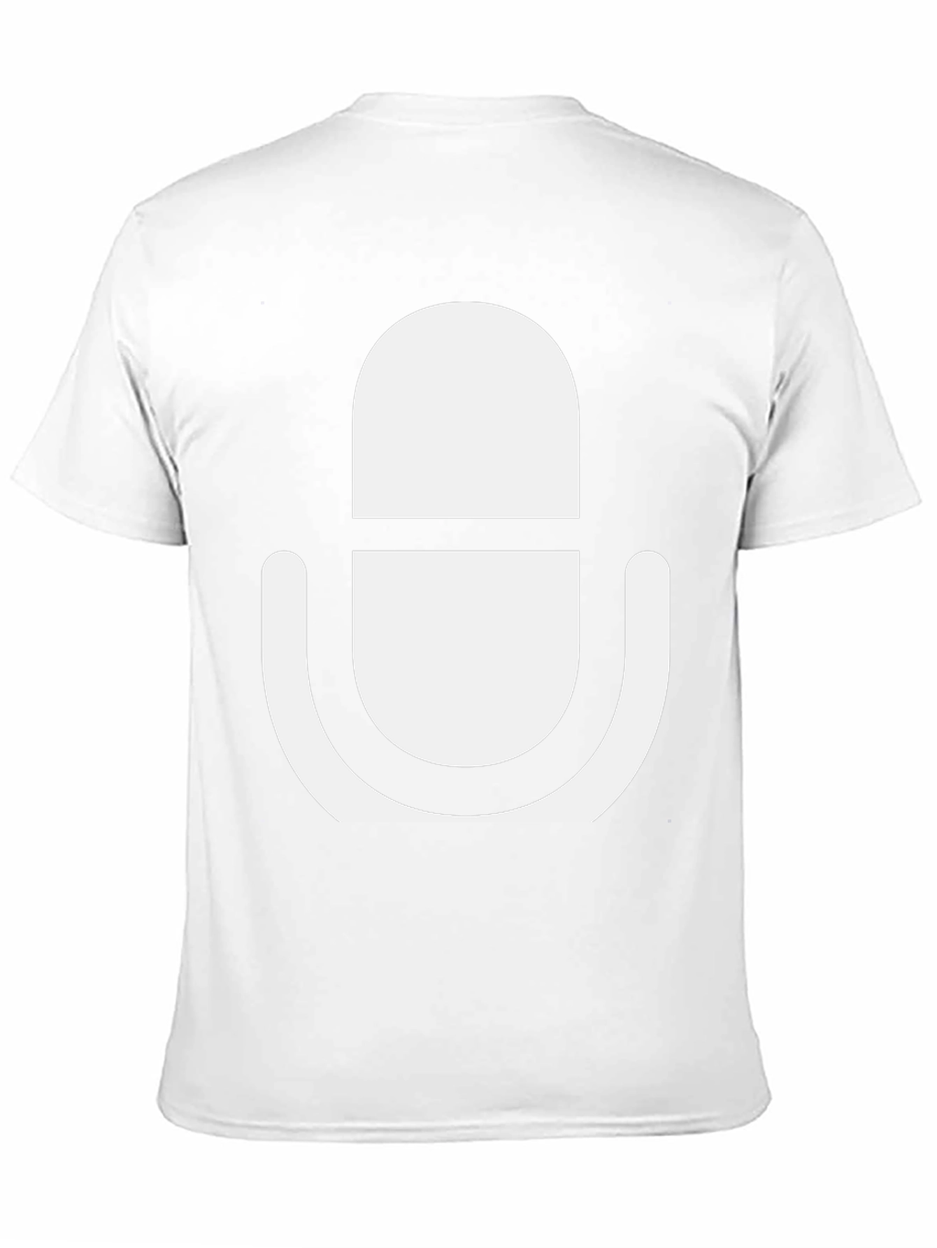 Podcast Microphone Graphic Tee - Cool & Comfortable