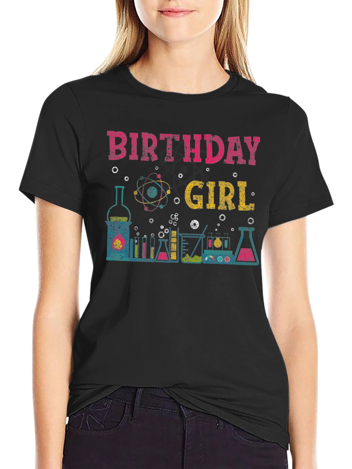 Birthday Girl Science T-Shirt