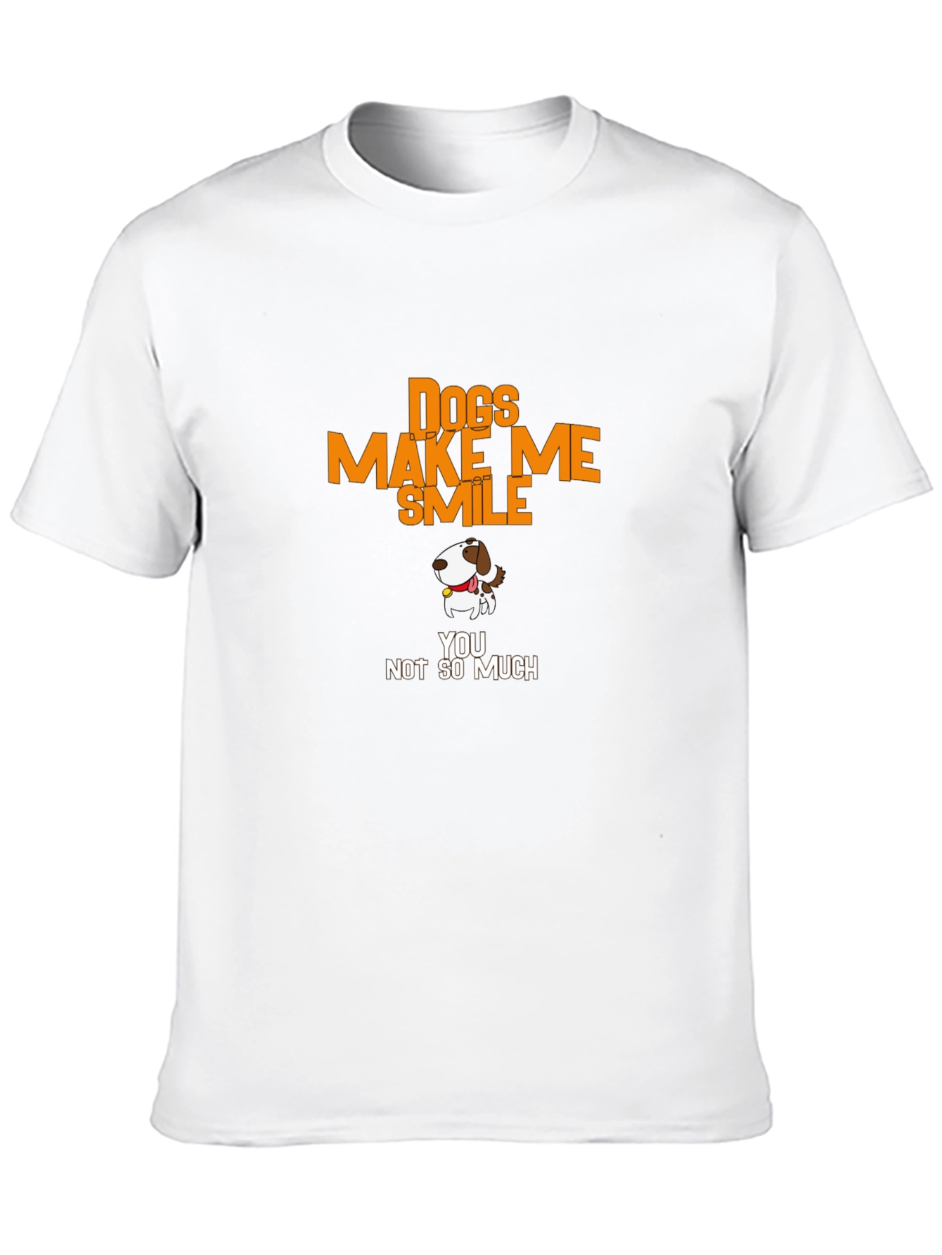 Dog Lovers T-Shirt - Dogs Make Me Smile Tee