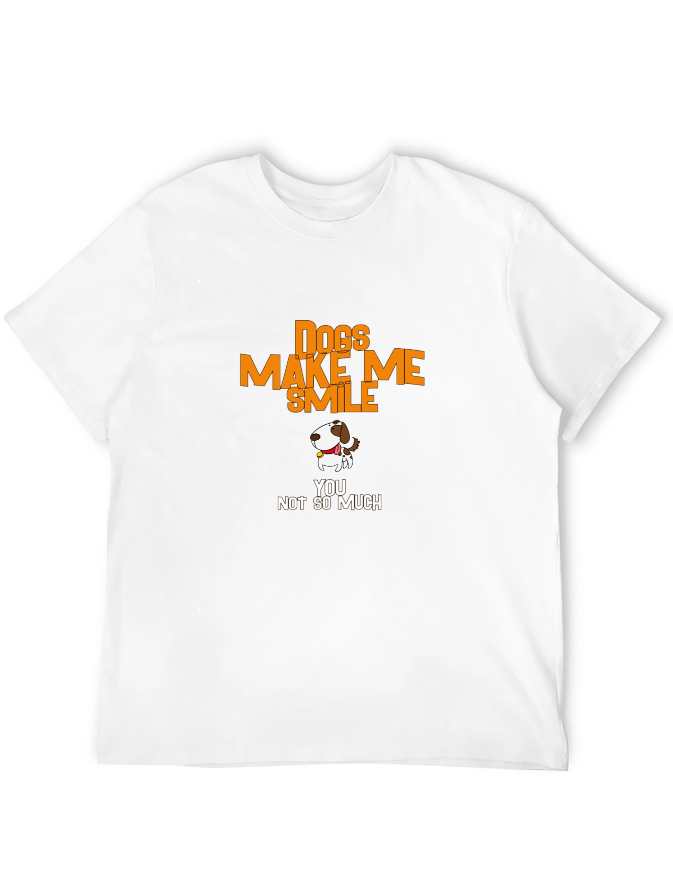 Dog Lovers T-Shirt - Dogs Make Me Smile Tee