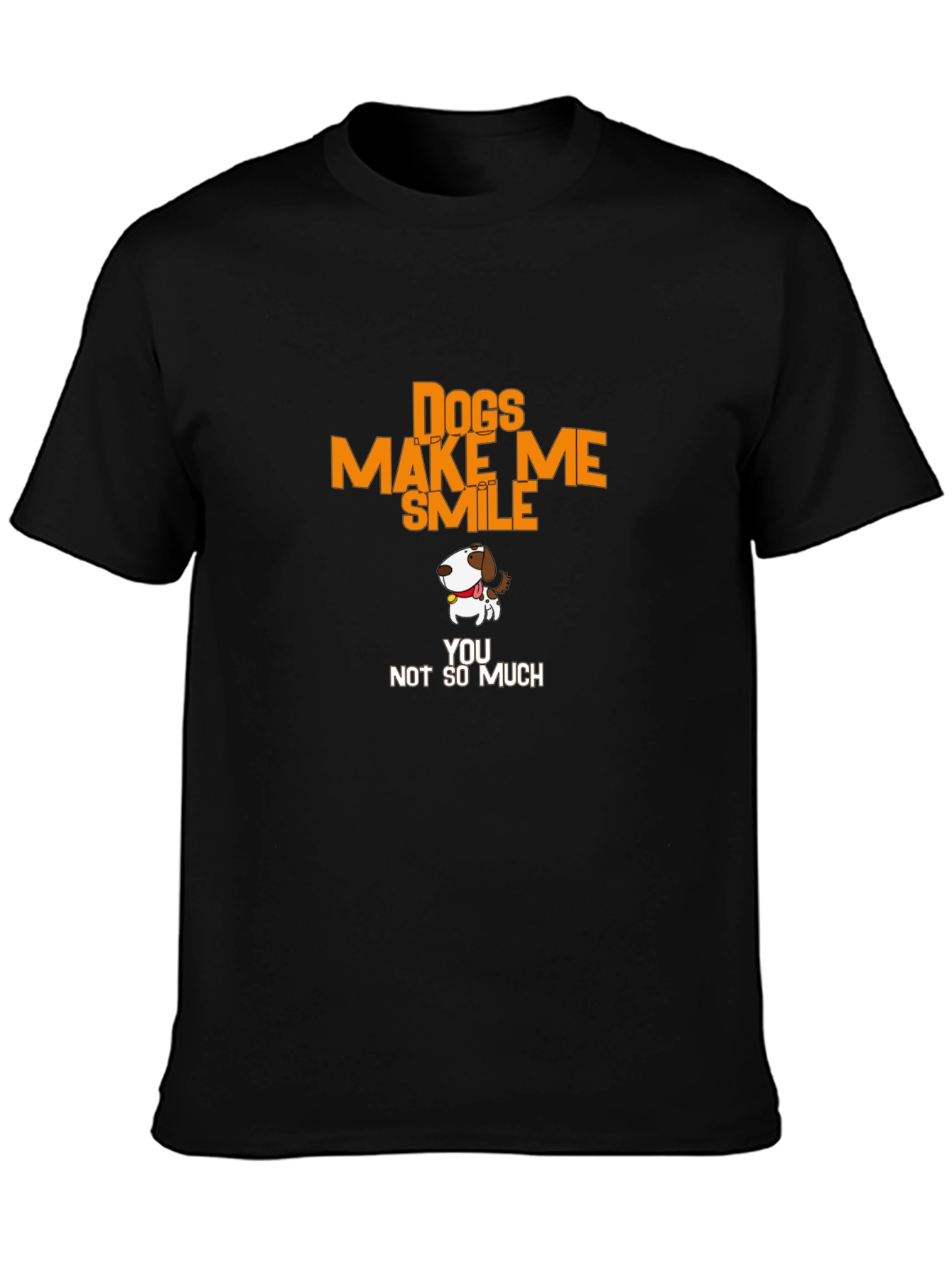 Dog Lovers T-Shirt - Dogs Make Me Smile Tee