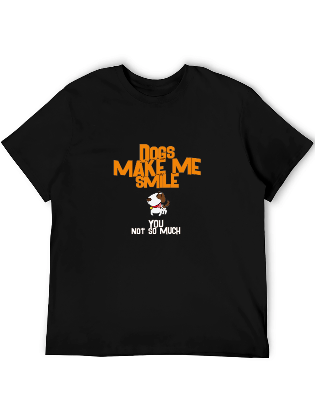 Dog Lovers T-Shirt - Dogs Make Me Smile Tee