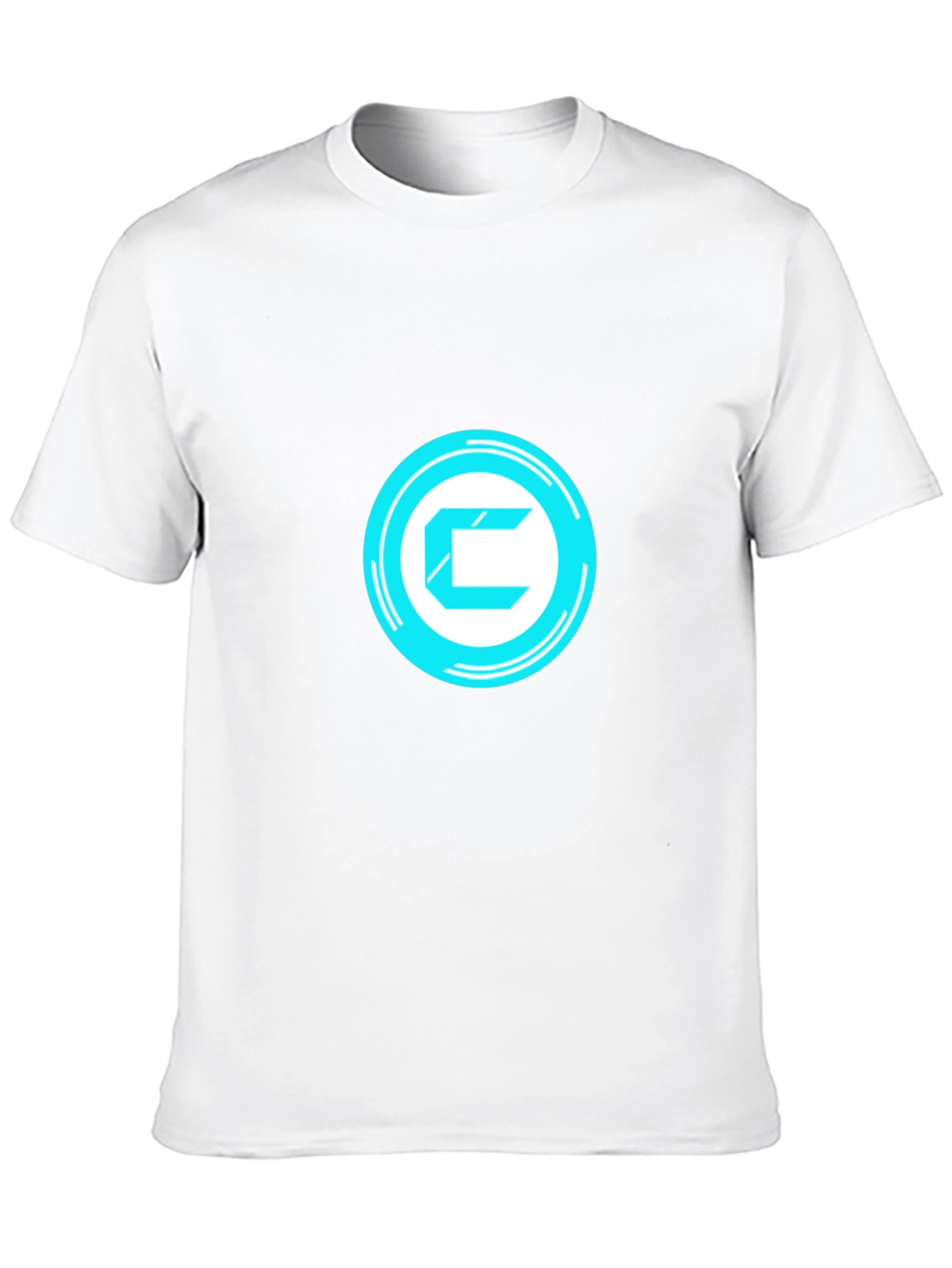 Futuristic C Logo Black T-Shirt