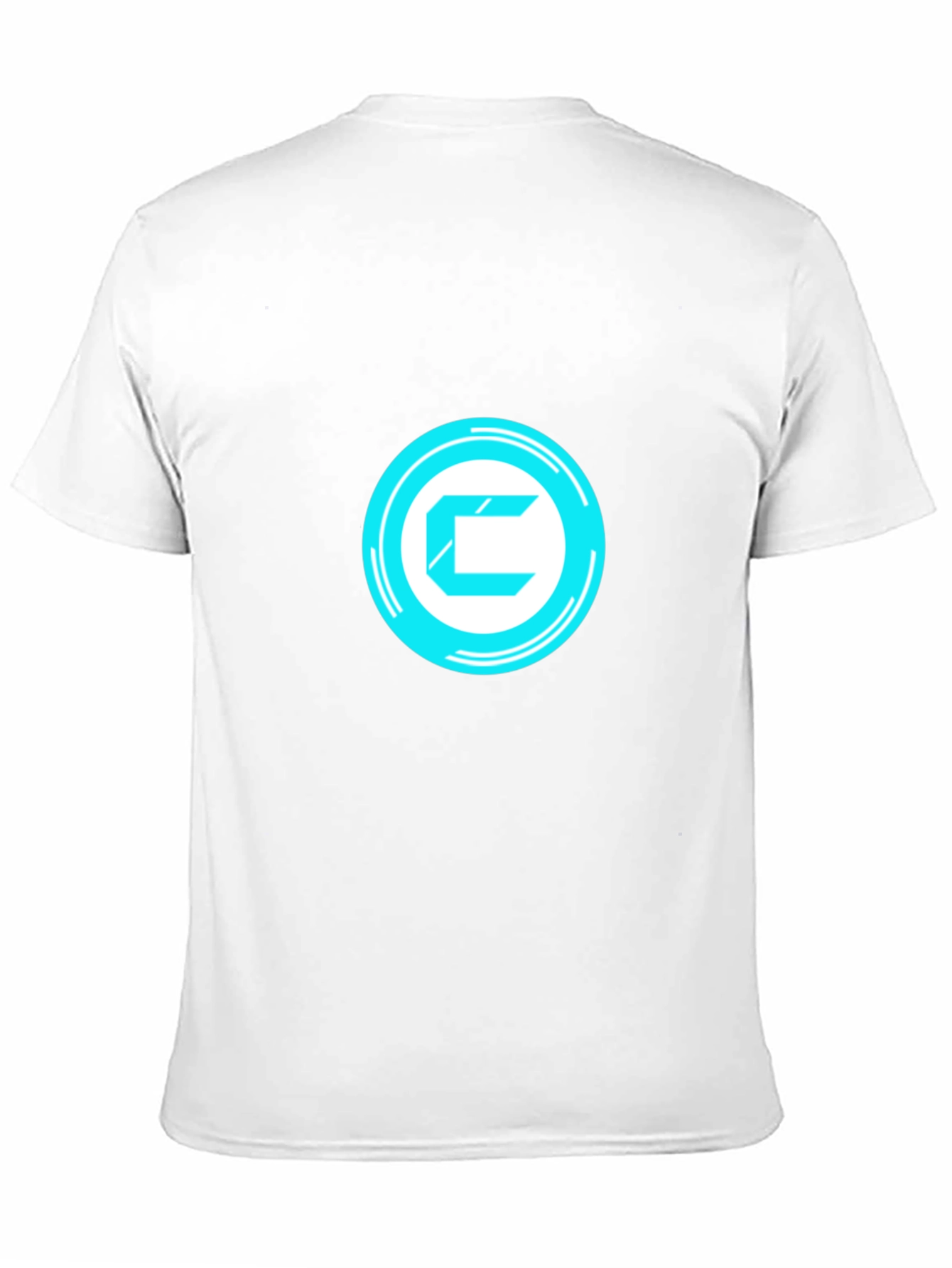 Futuristic C Logo Black T-Shirt