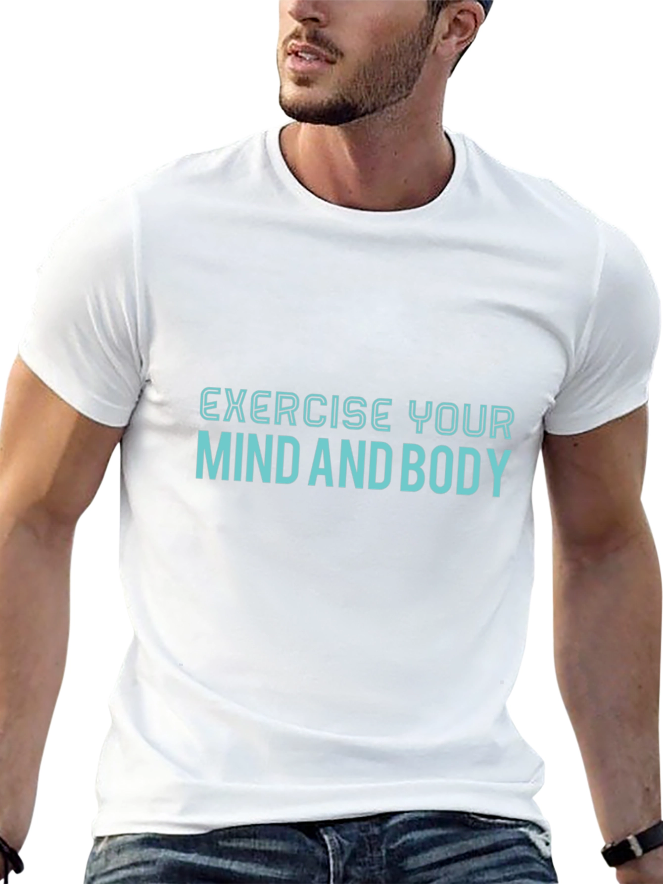 Exercise Mind & Body T-Shirt - Black Fitness Tee