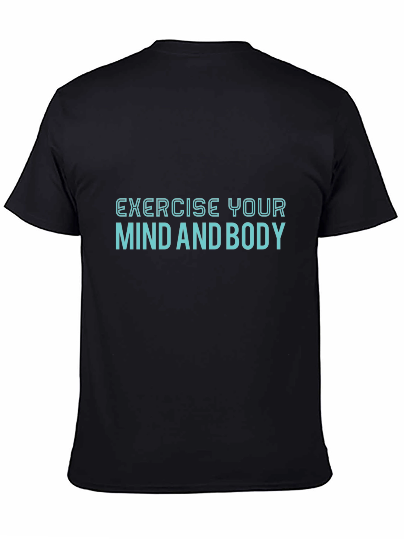 Exercise Mind & Body T-Shirt - Black Fitness Tee