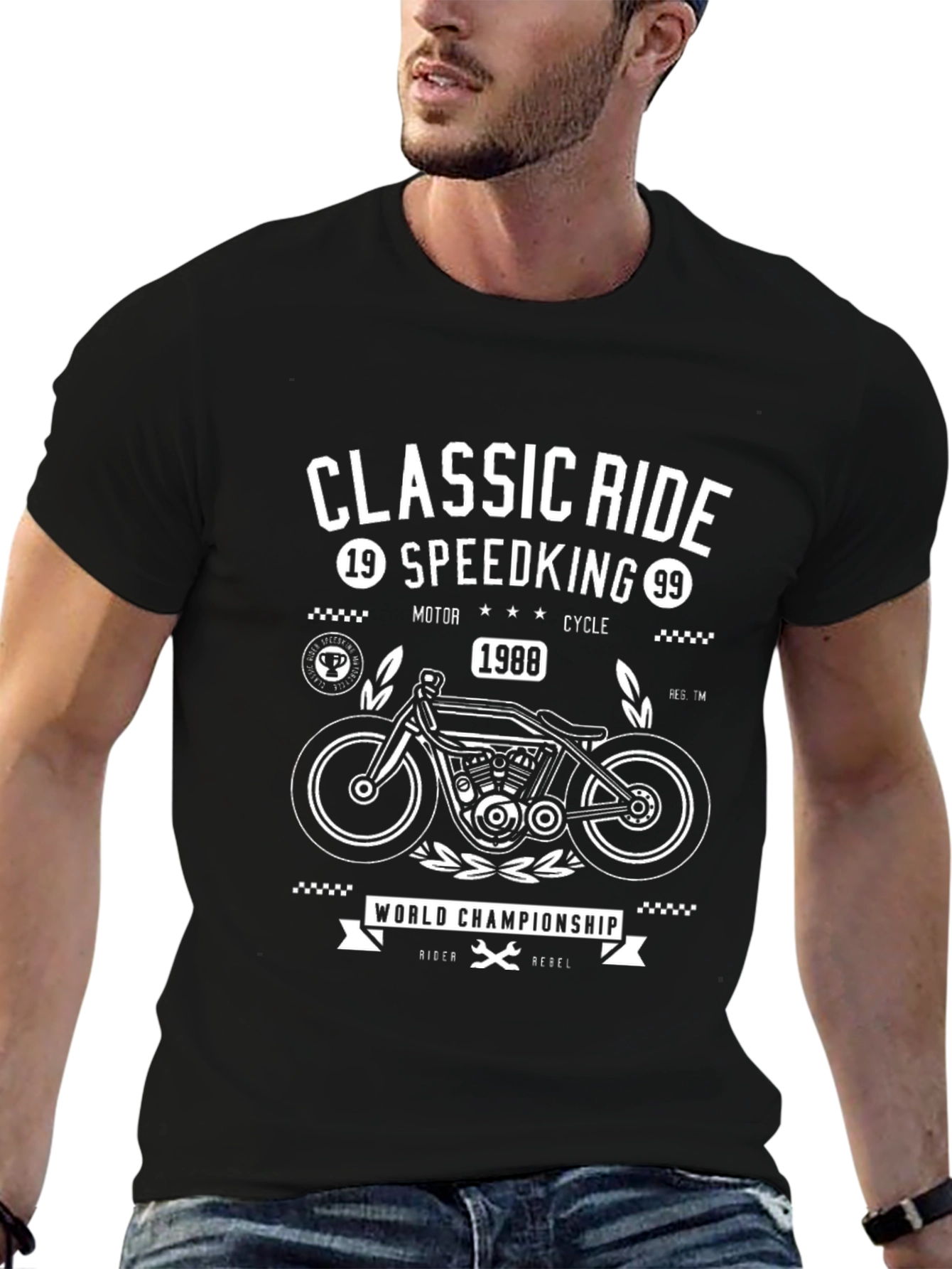 Classic Ride Motorcycle Graphic T-Shirt