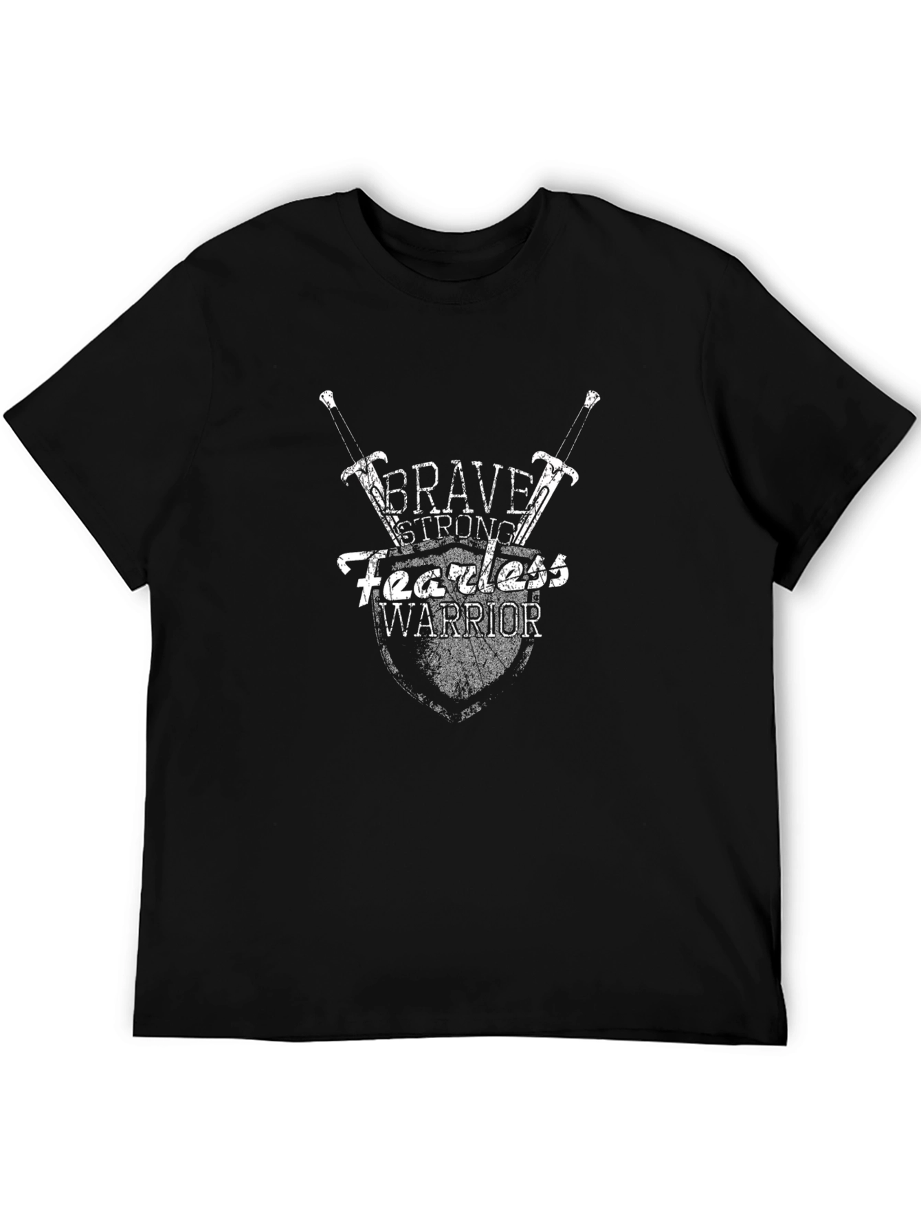 Brave Strong Fearless Warrior Graphic Tee