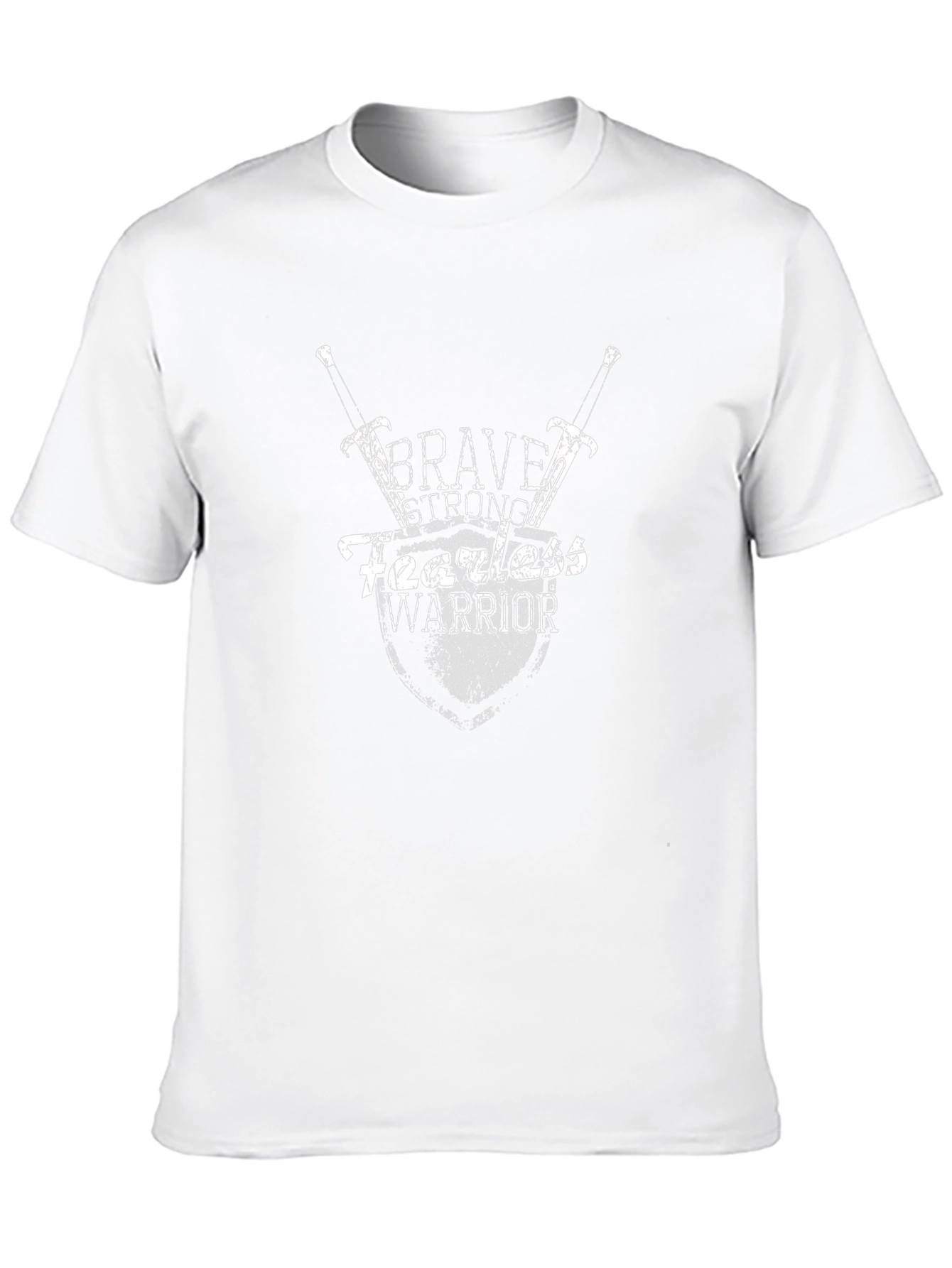 Brave Strong Fearless Warrior Graphic Tee