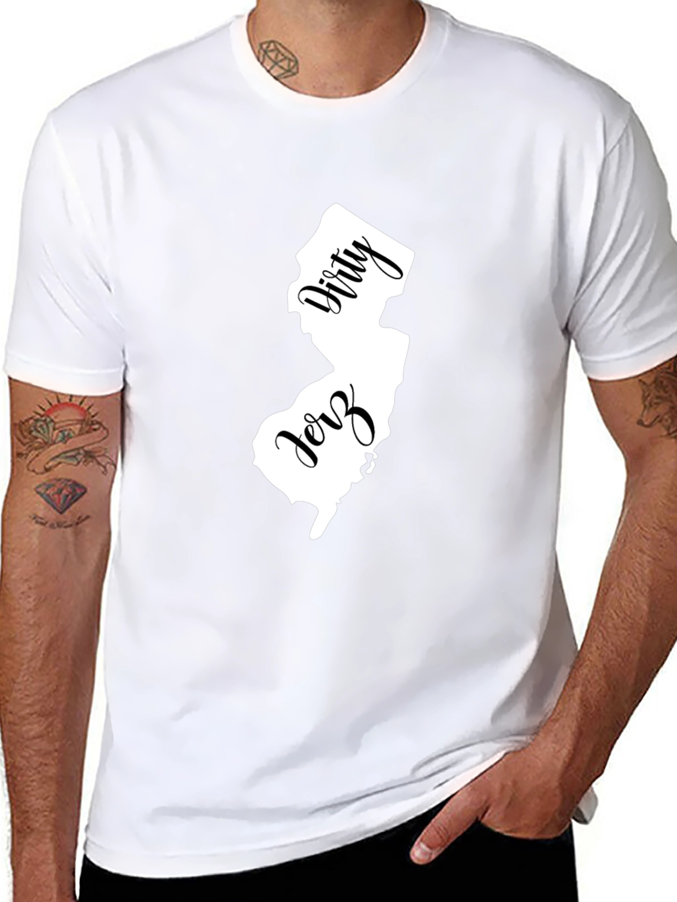 Dirty Jerz Tee - New Jersey State Pride T-Shirt