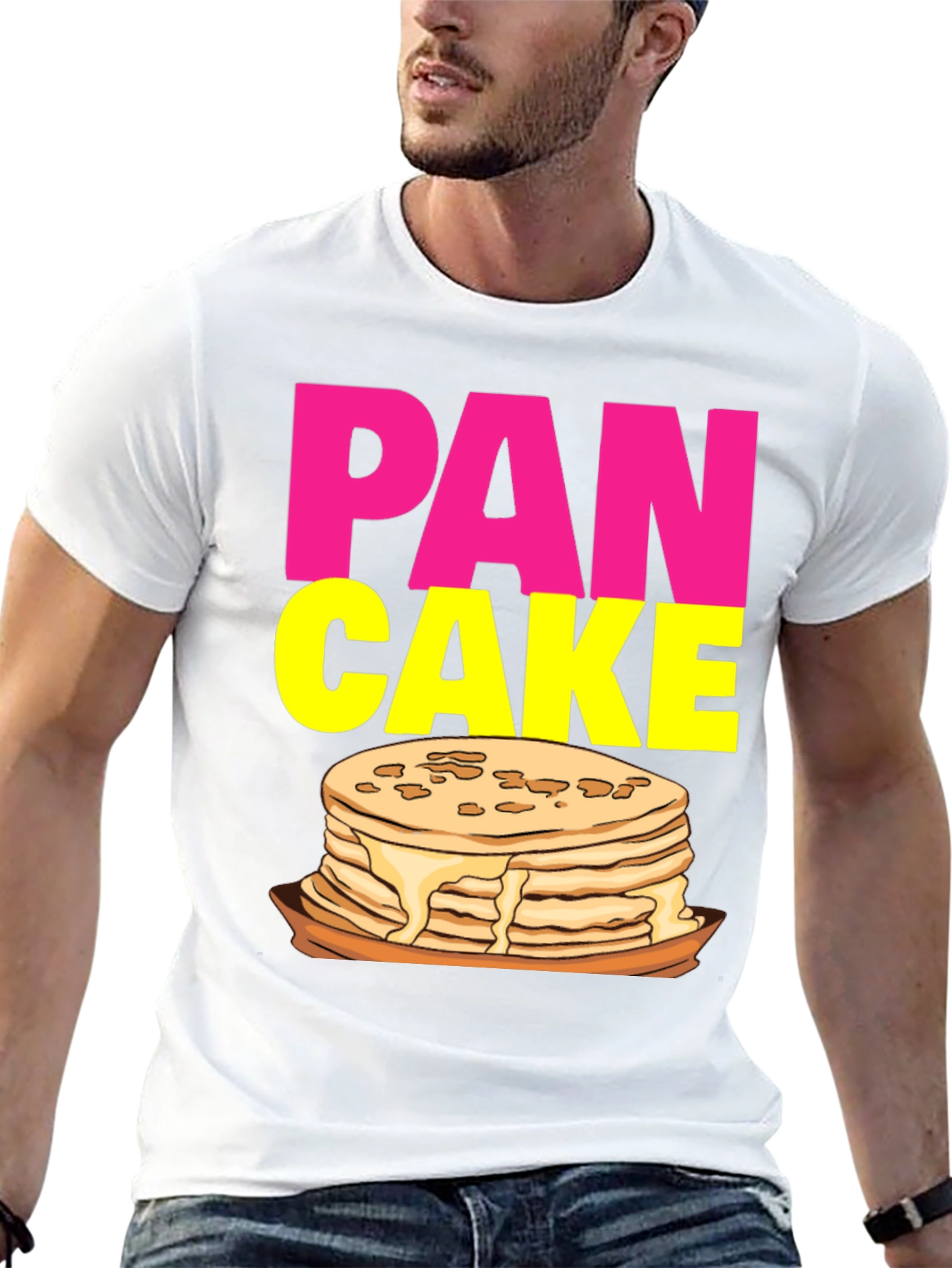 Pancake Graphic Tee - Fun Breakfast Shirt
