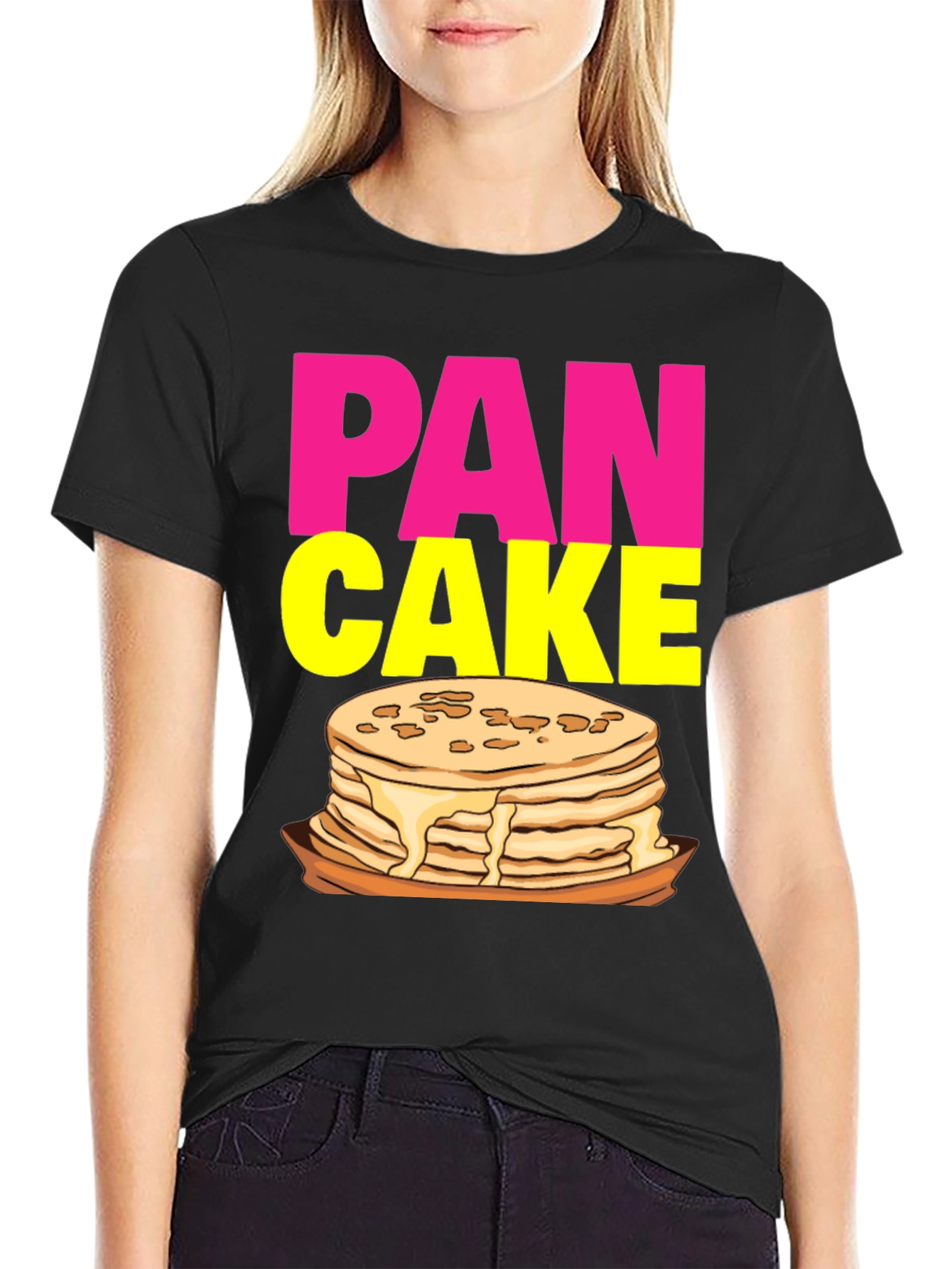 Pancake Graphic Tee - Fun Breakfast Shirt