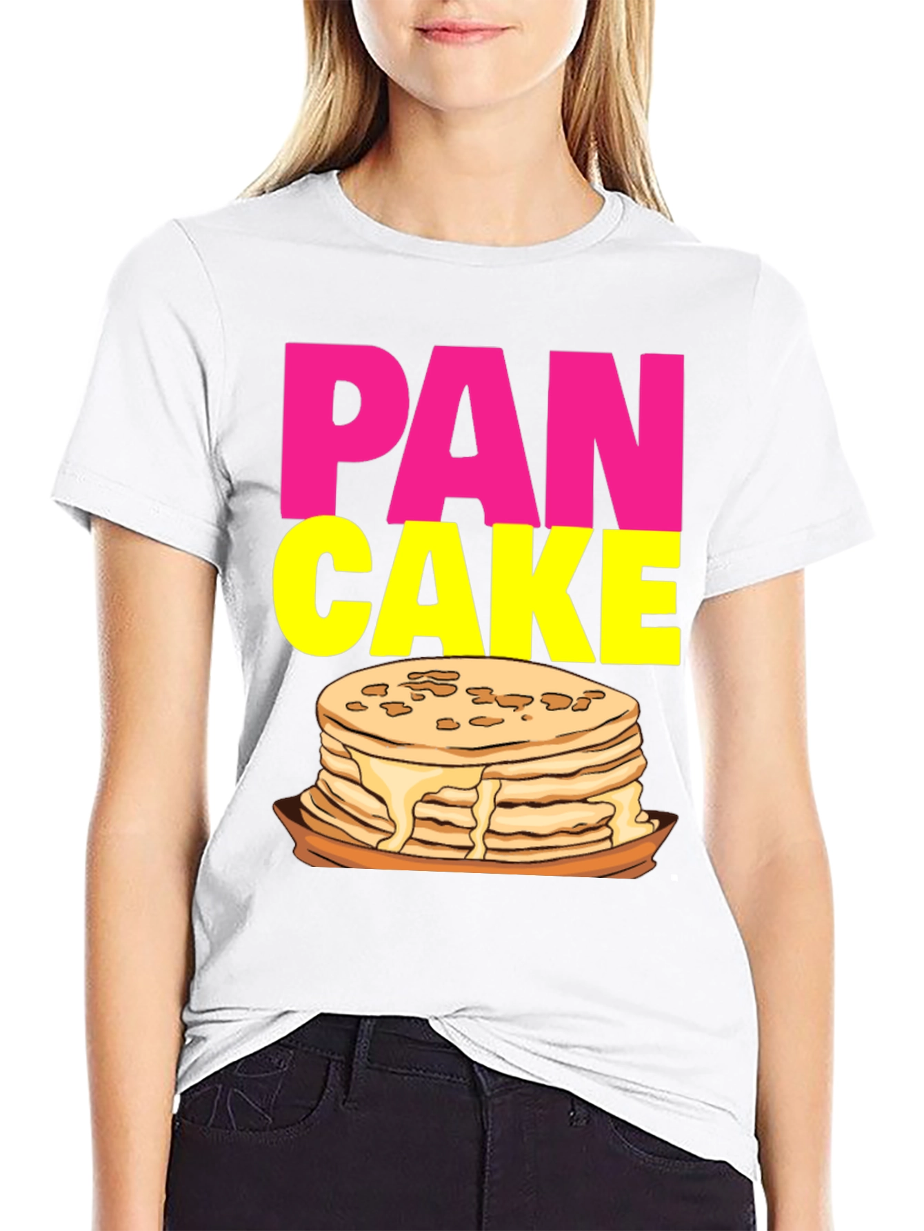 Pancake Graphic Tee - Fun Breakfast Shirt