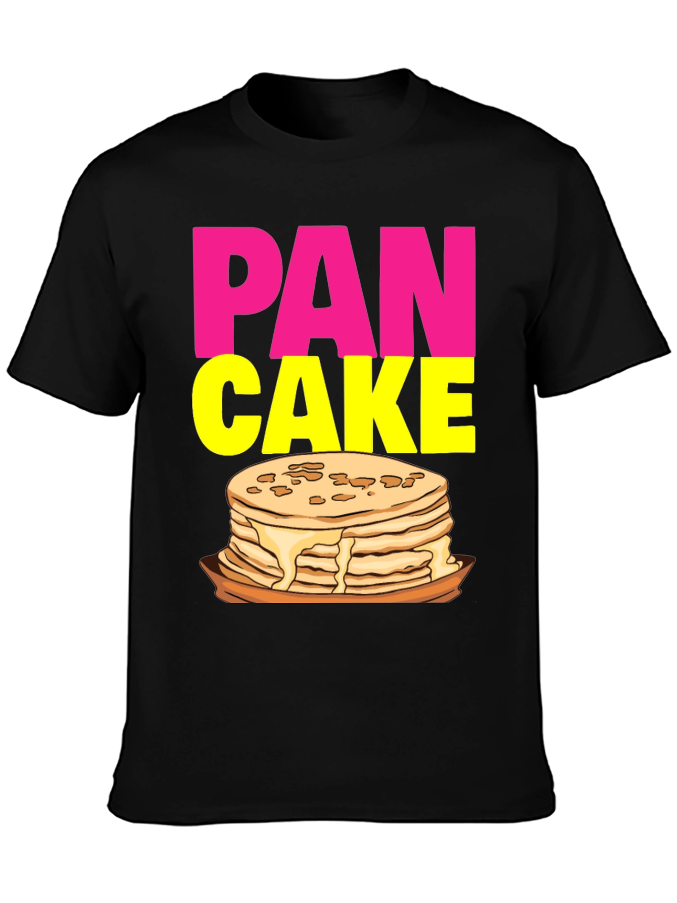 Pancake Graphic Tee - Fun Breakfast Shirt