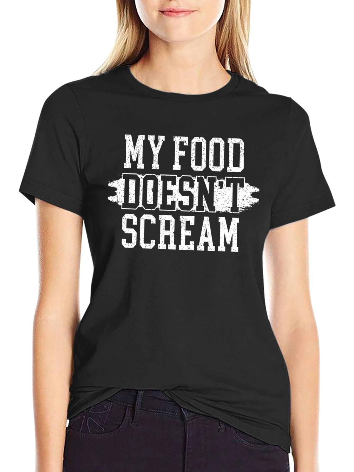 My Food Doesnt Scream Graphic Tee