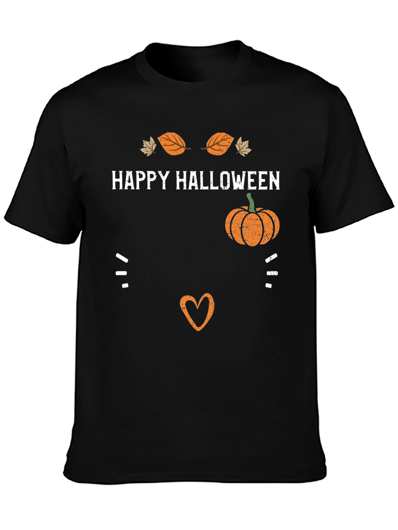 Happy Halloween Pumpkin Maternity T-Shirt