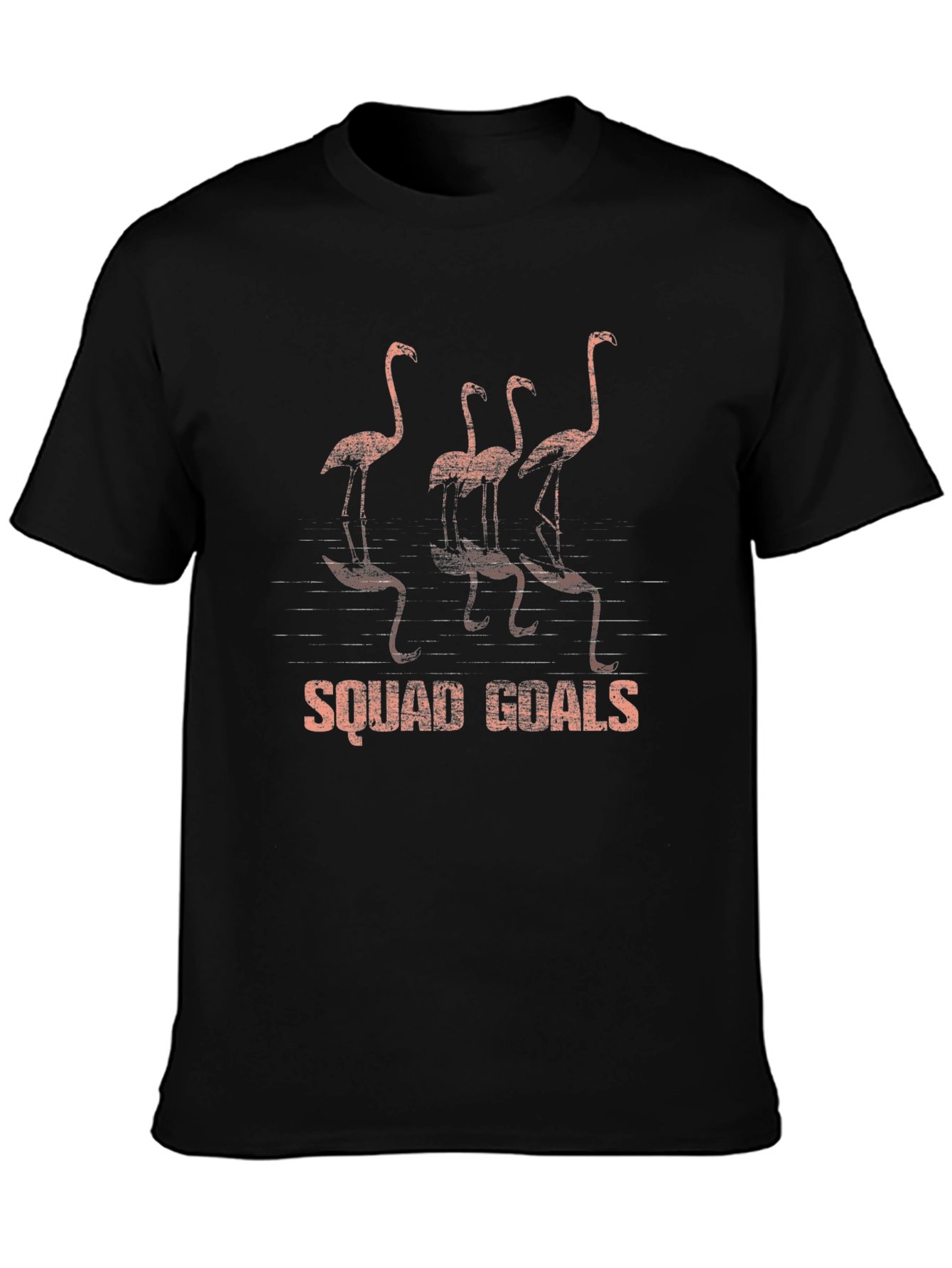Squad Goals Flamingo Graphic T-Shirt