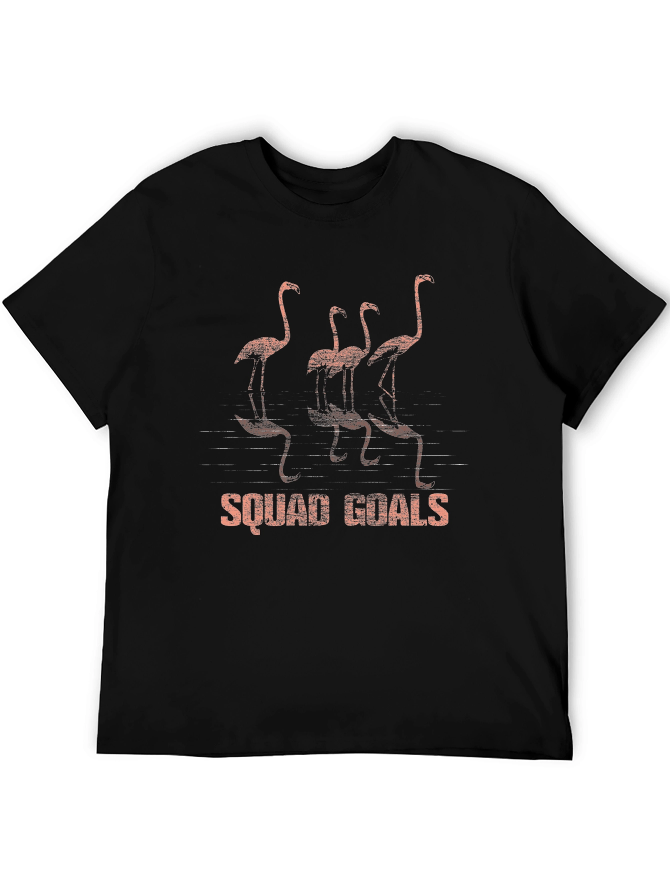 Squad Goals Flamingo Graphic T-Shirt