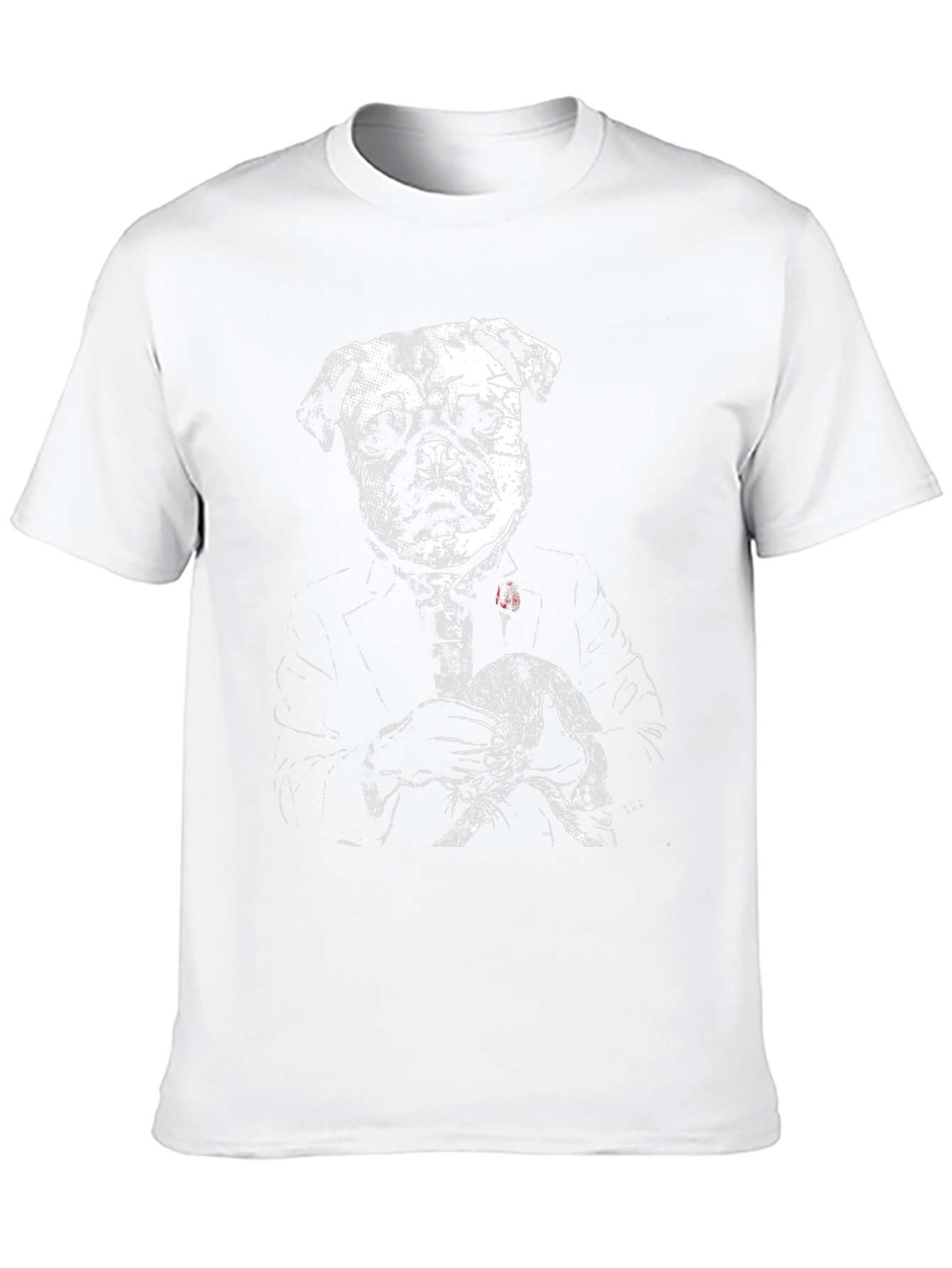 Pug Godfather Graphic Tee - Black