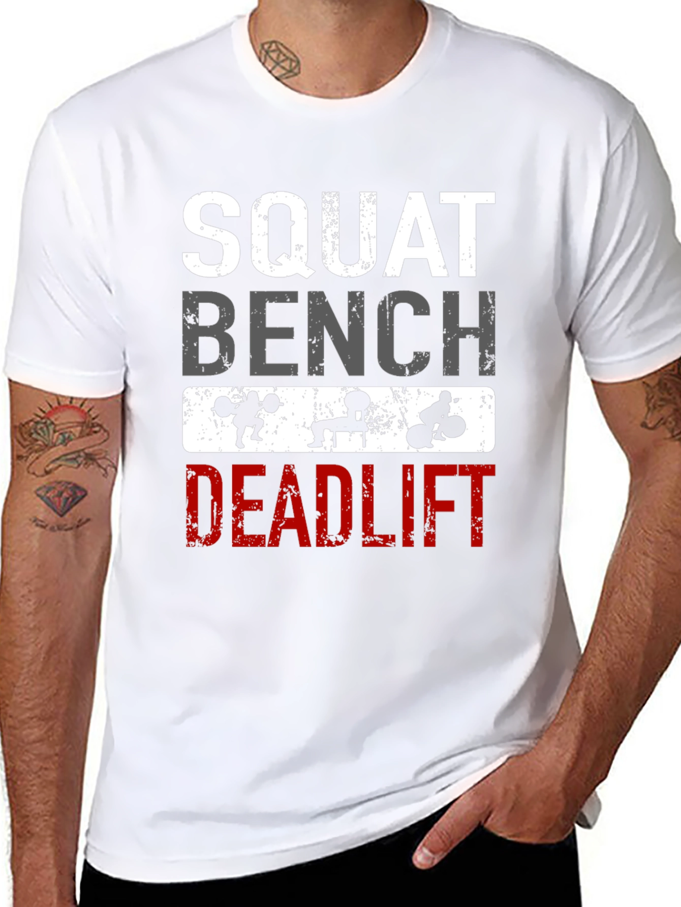 Squat Bench Deadlift Workout T-Shirt