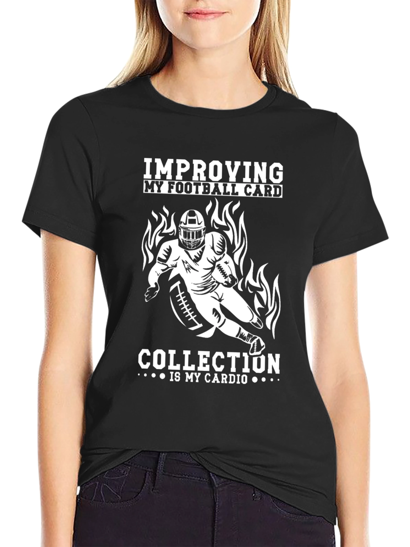 Football Card Collection Cardio T-Shirt