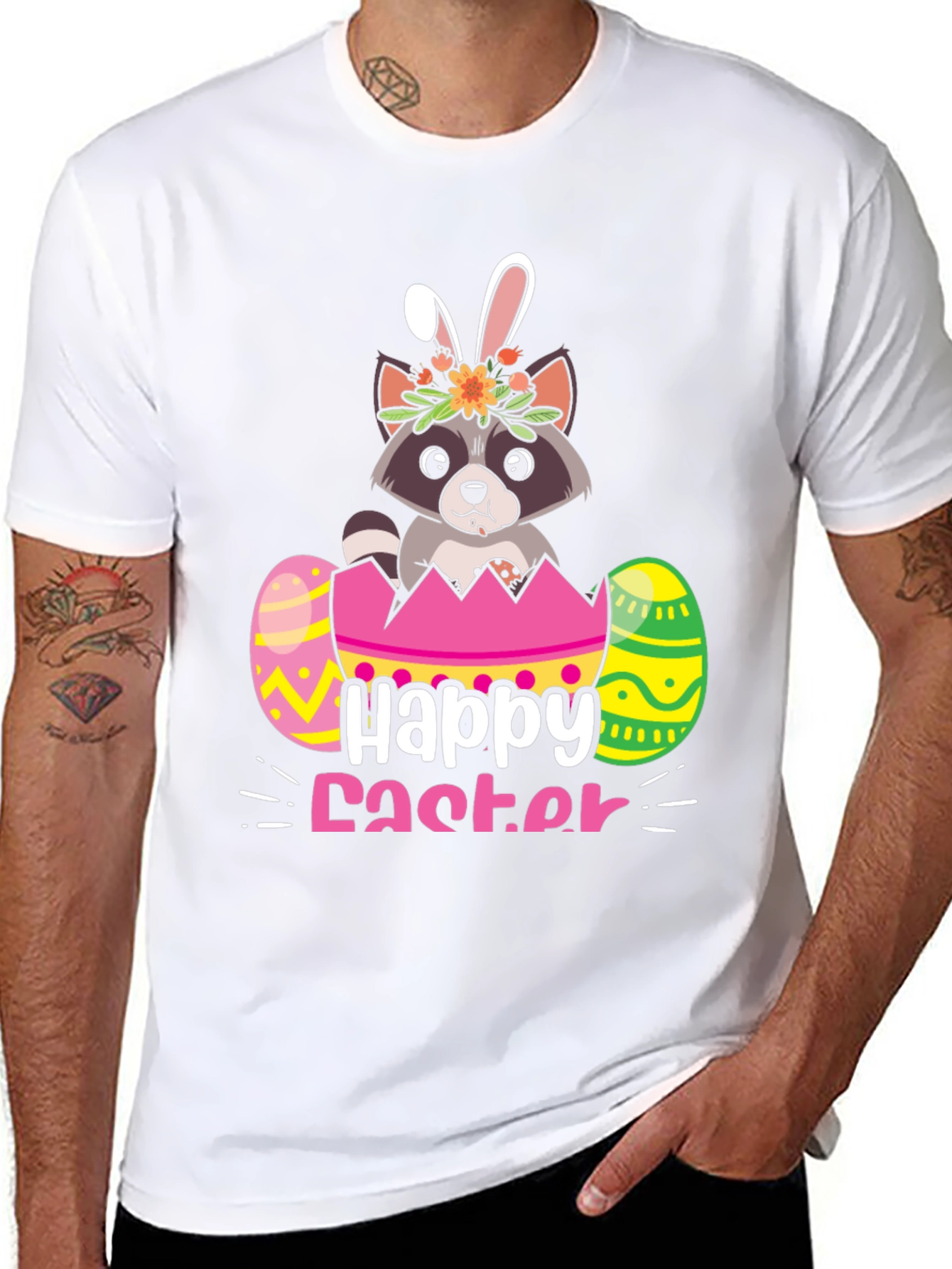 Happy Easter Raccoon T-Shirt