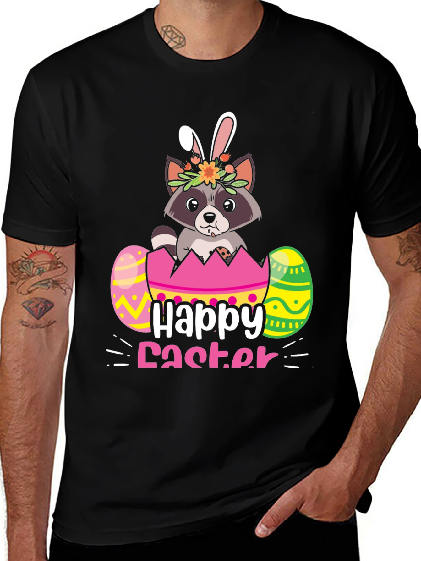 Happy Easter Raccoon T-Shirt