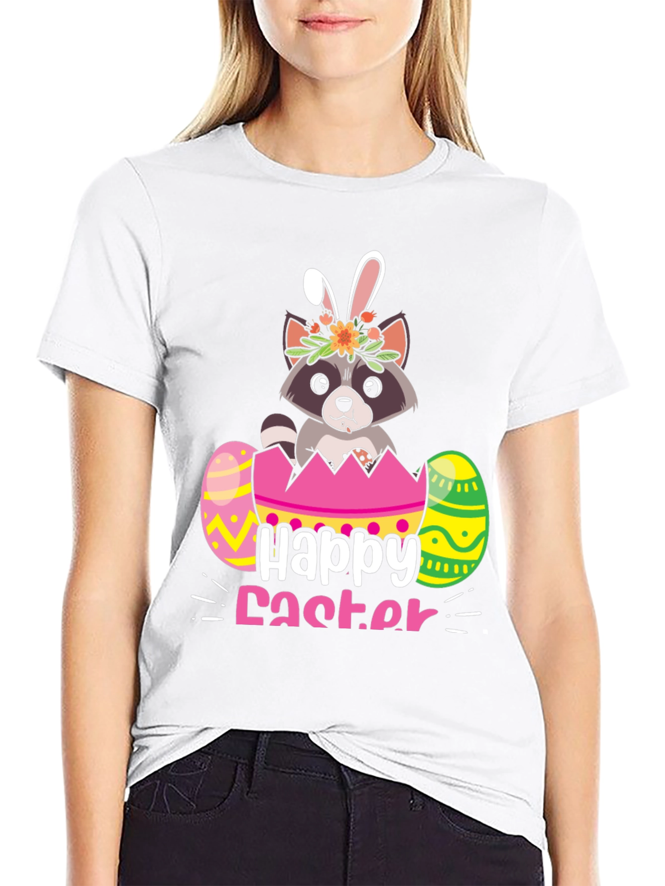 Happy Easter Raccoon T-Shirt