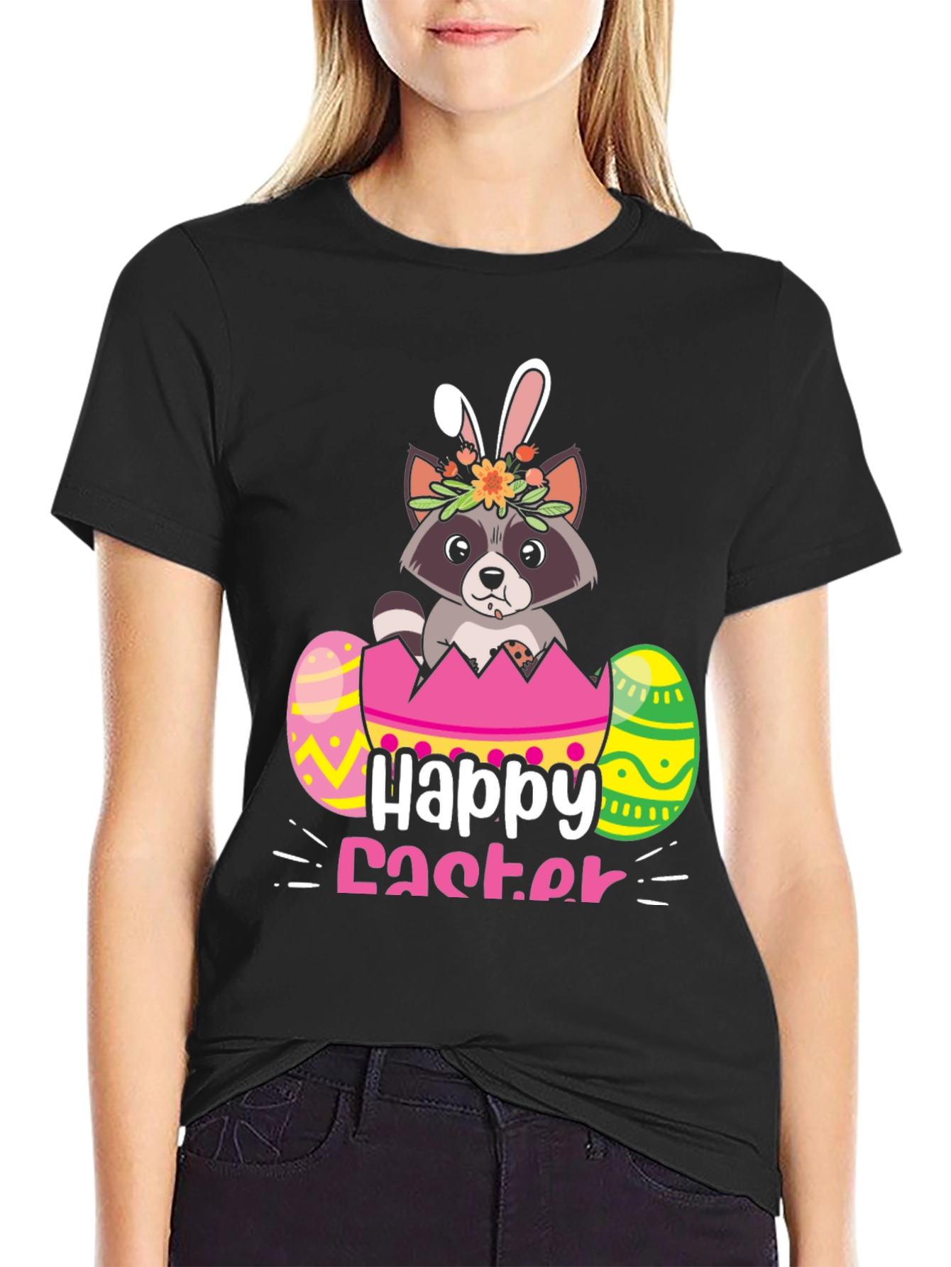 Happy Easter Raccoon T-Shirt