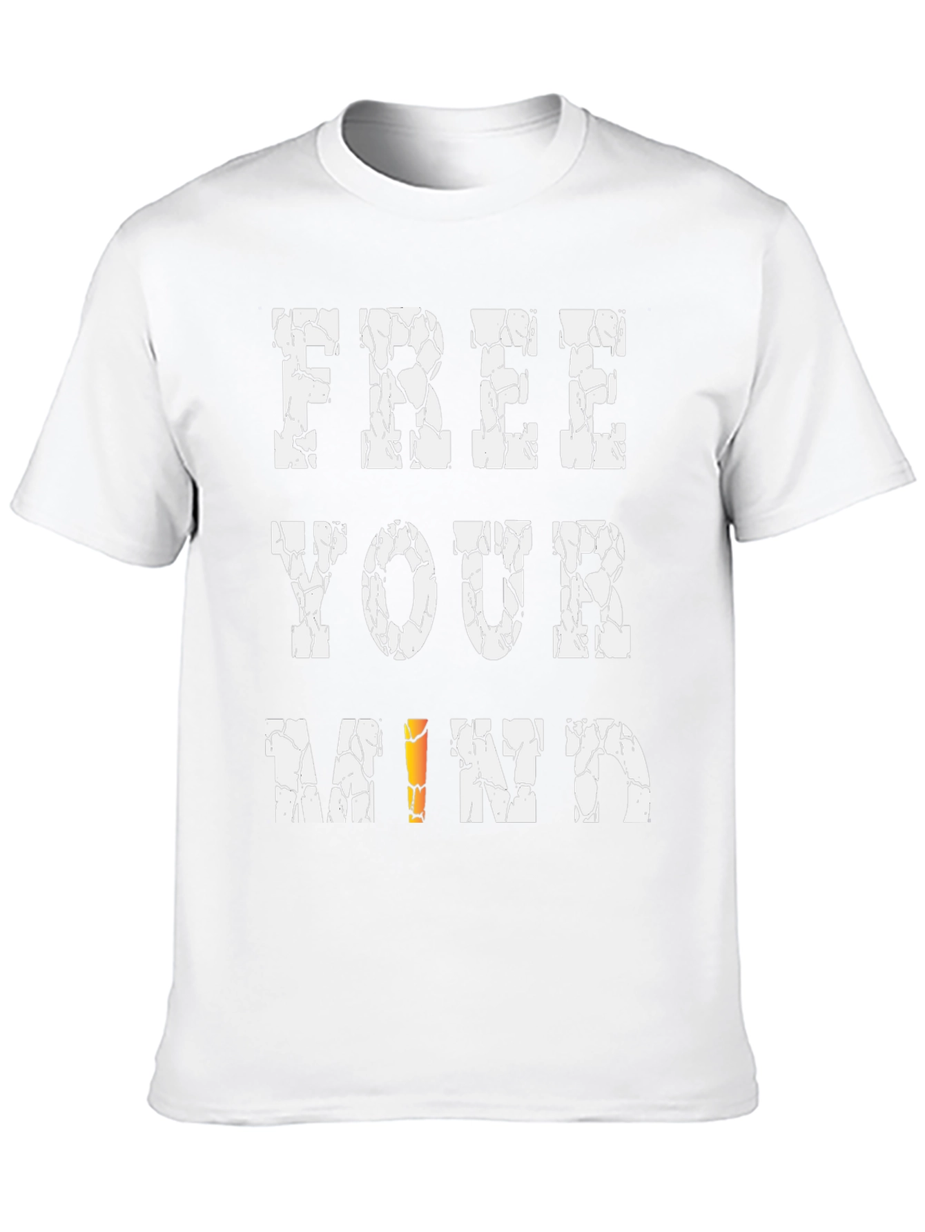 Free Your Mind Graphic Tee - Black Cotton T-Shirt
