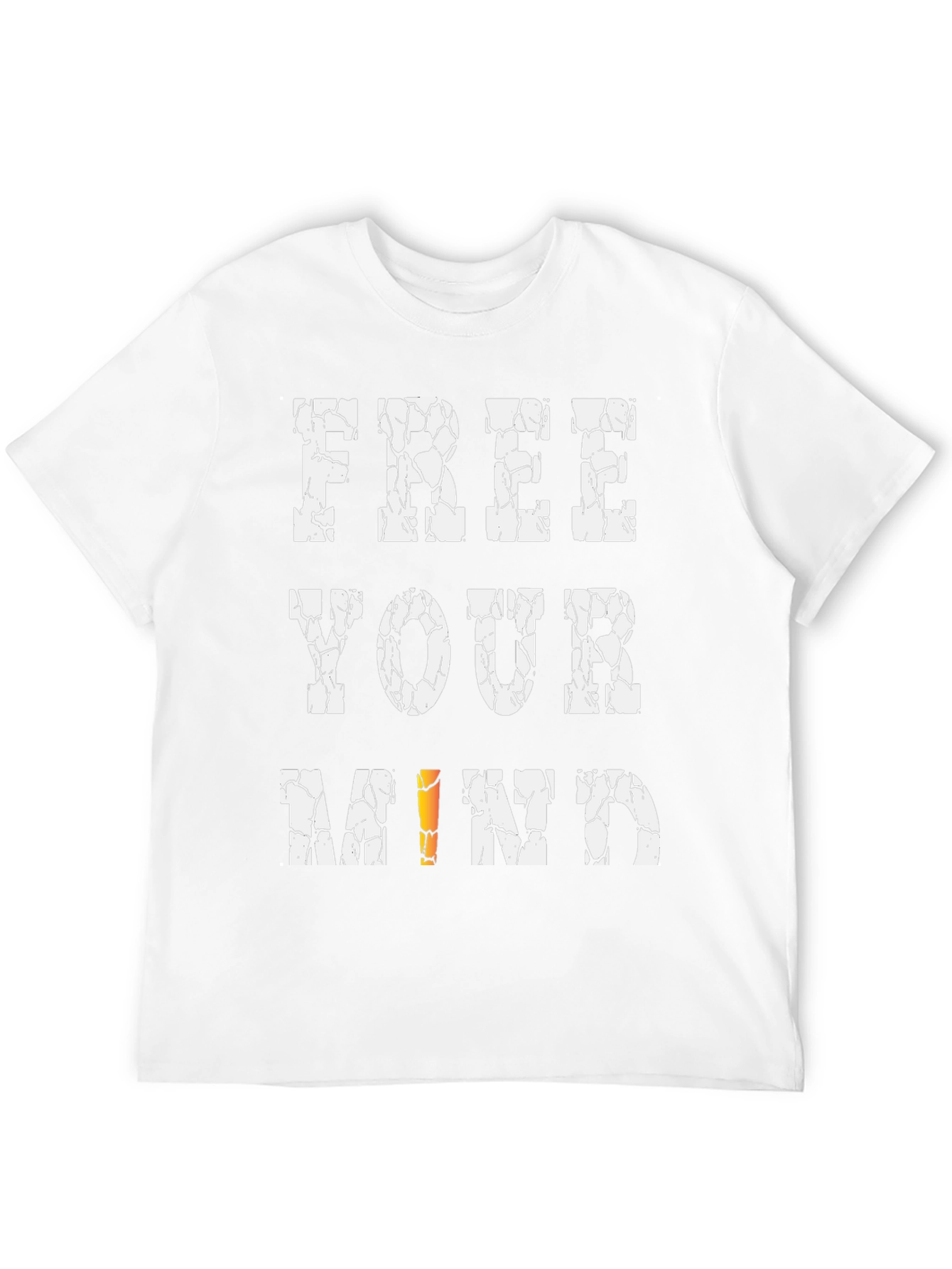 Free Your Mind Graphic Tee - Black Cotton T-Shirt