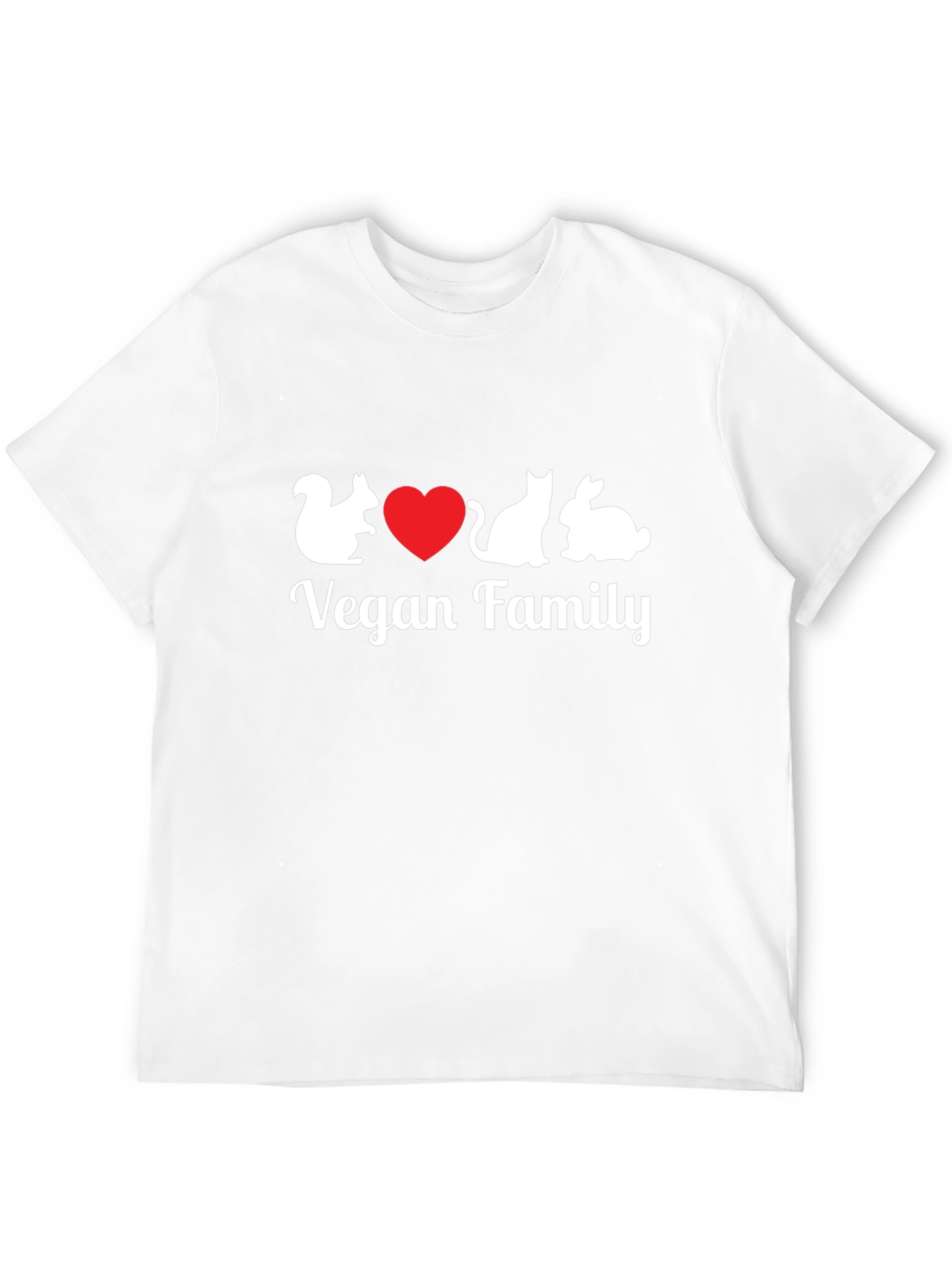 Vegan Family T-Shirt Animal Lover Tee