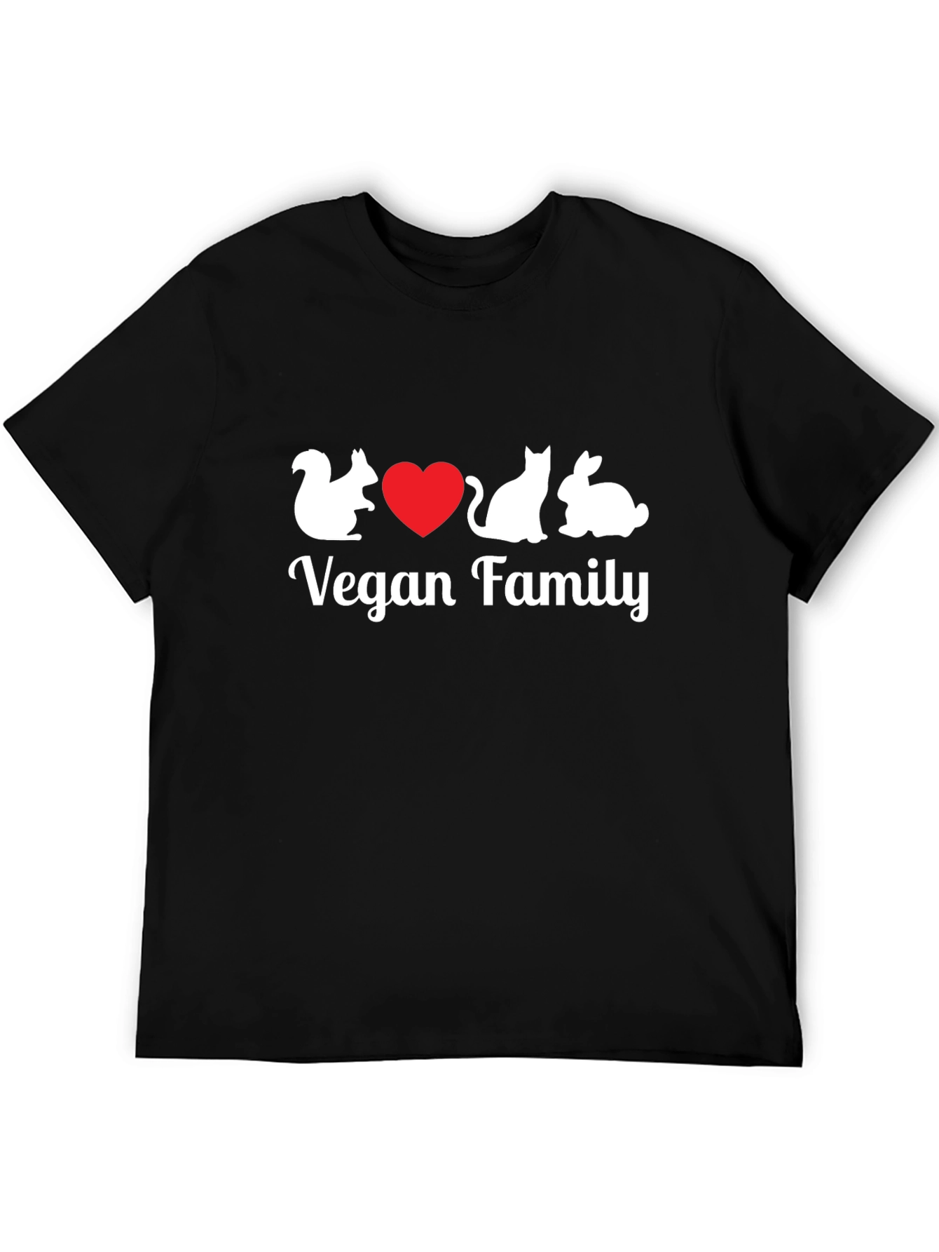 Vegan Family T-Shirt Animal Lover Tee