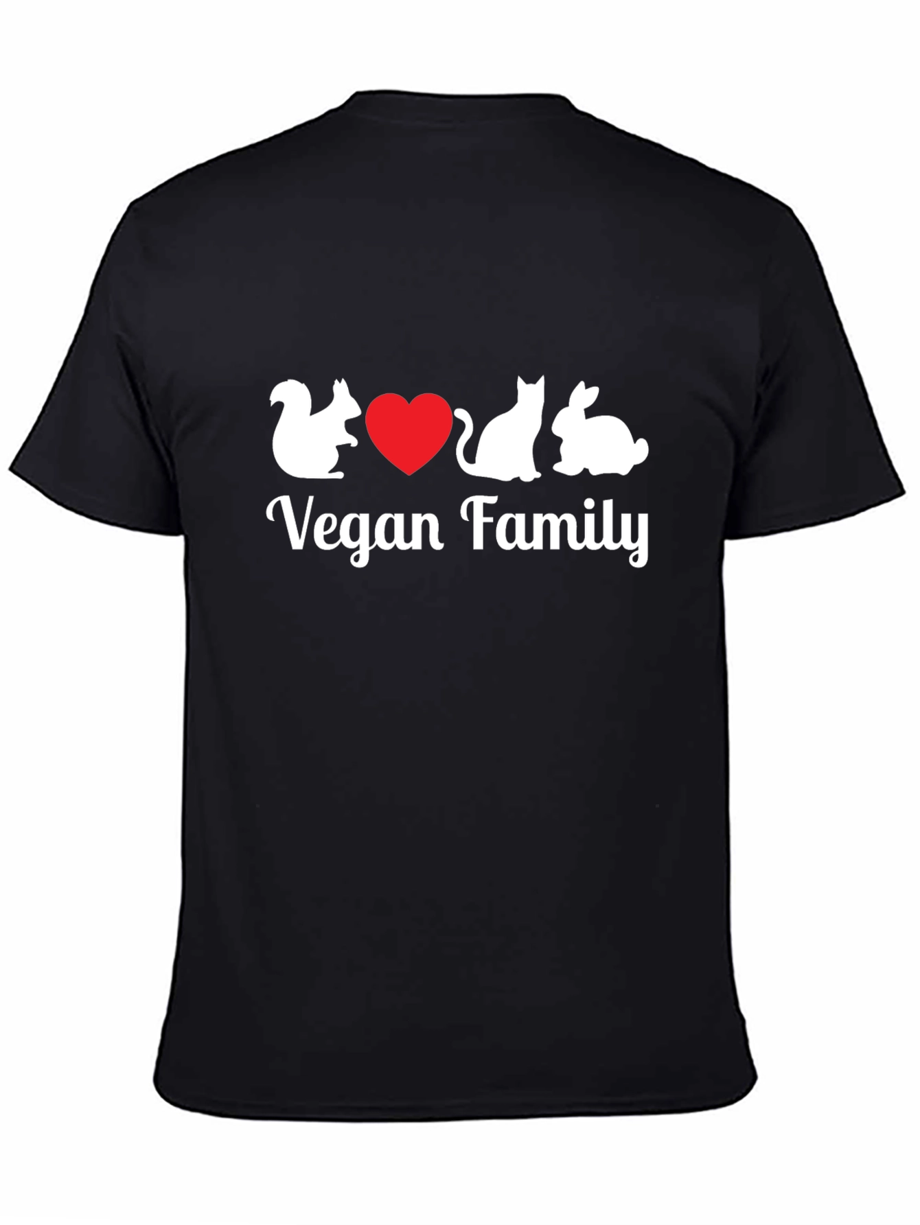Vegan Family T-Shirt Animal Lover Tee