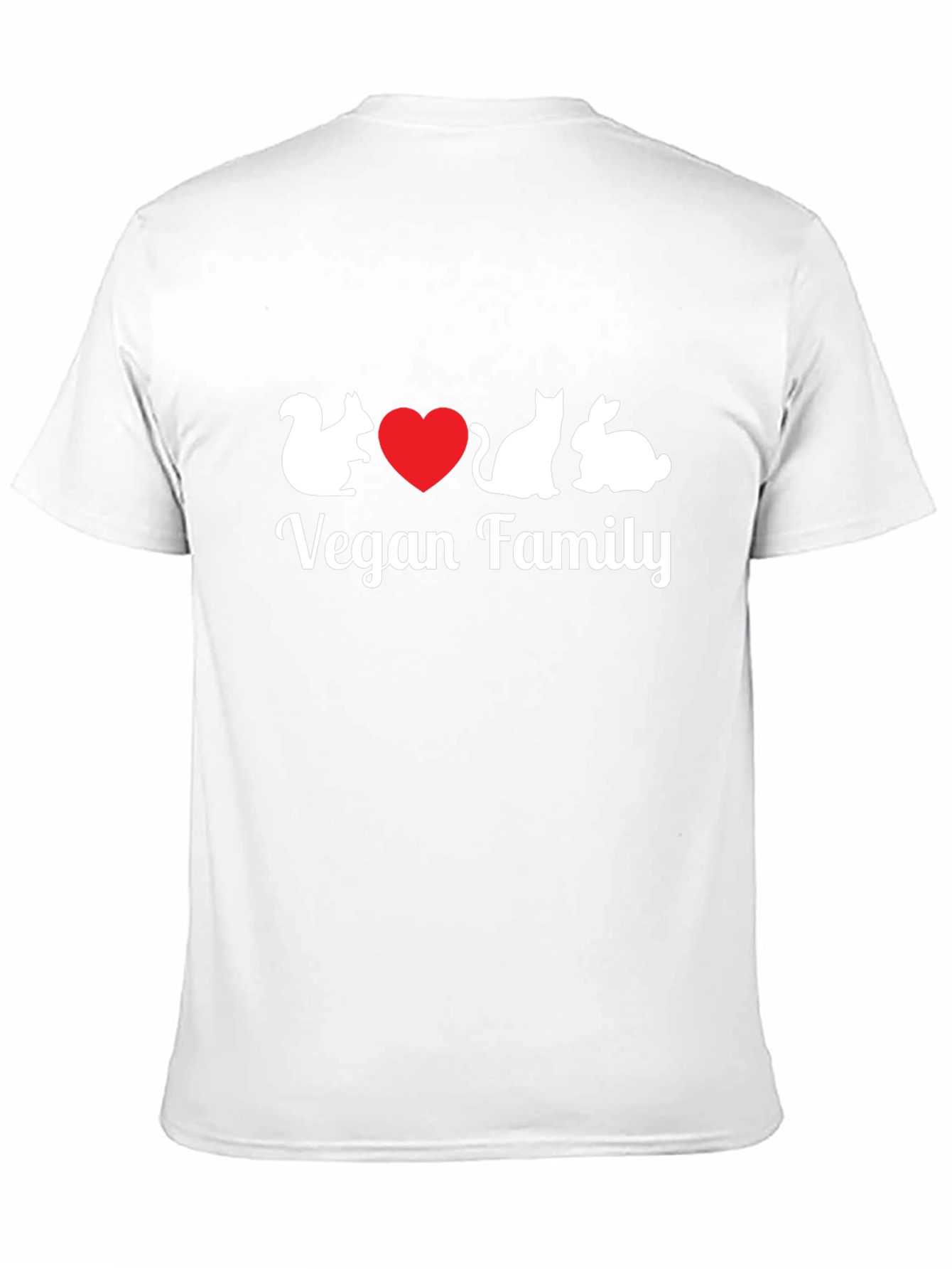 Vegan Family T-Shirt Animal Lover Tee