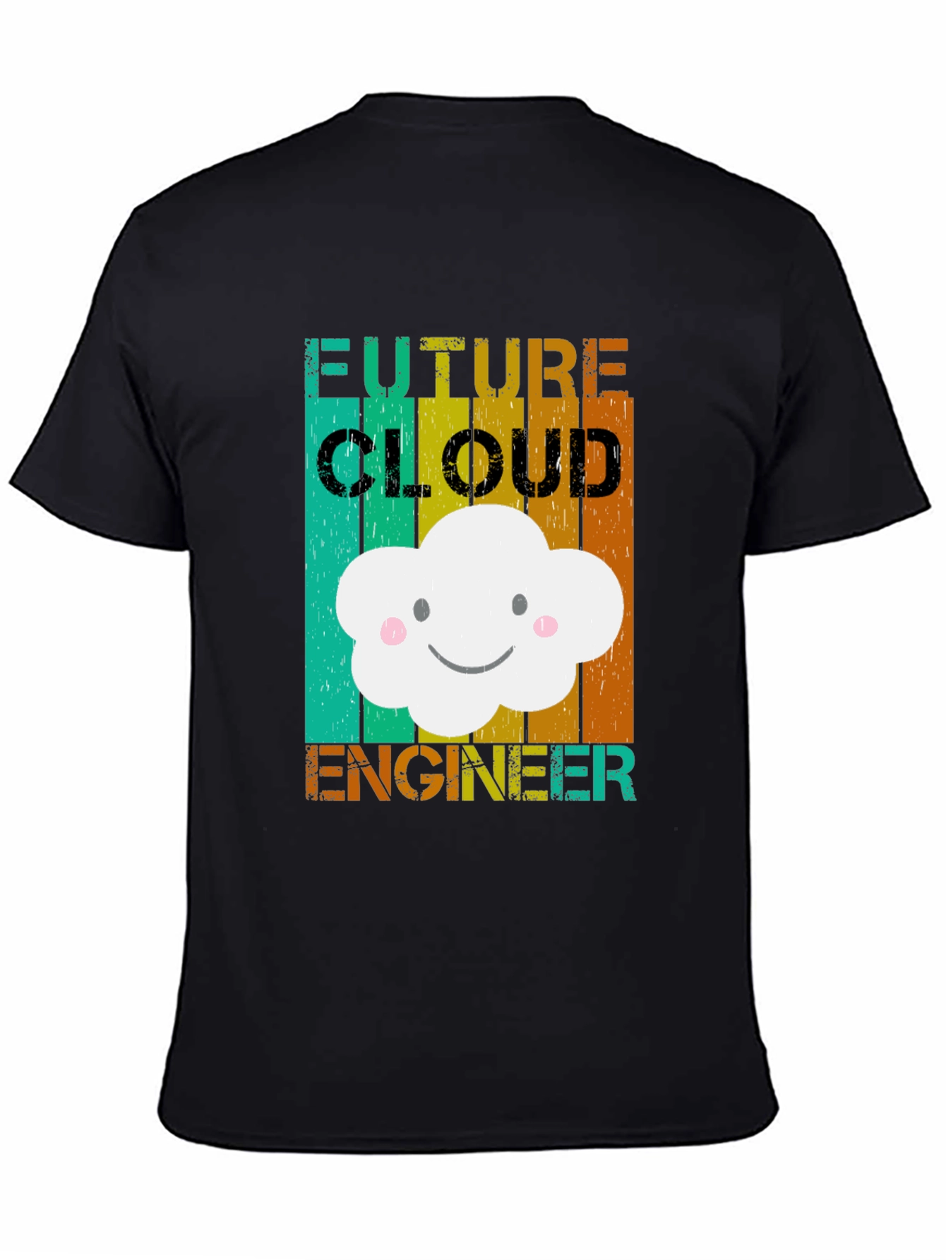 Future Cloud Engineer T-Shirt Cute Cloud Design