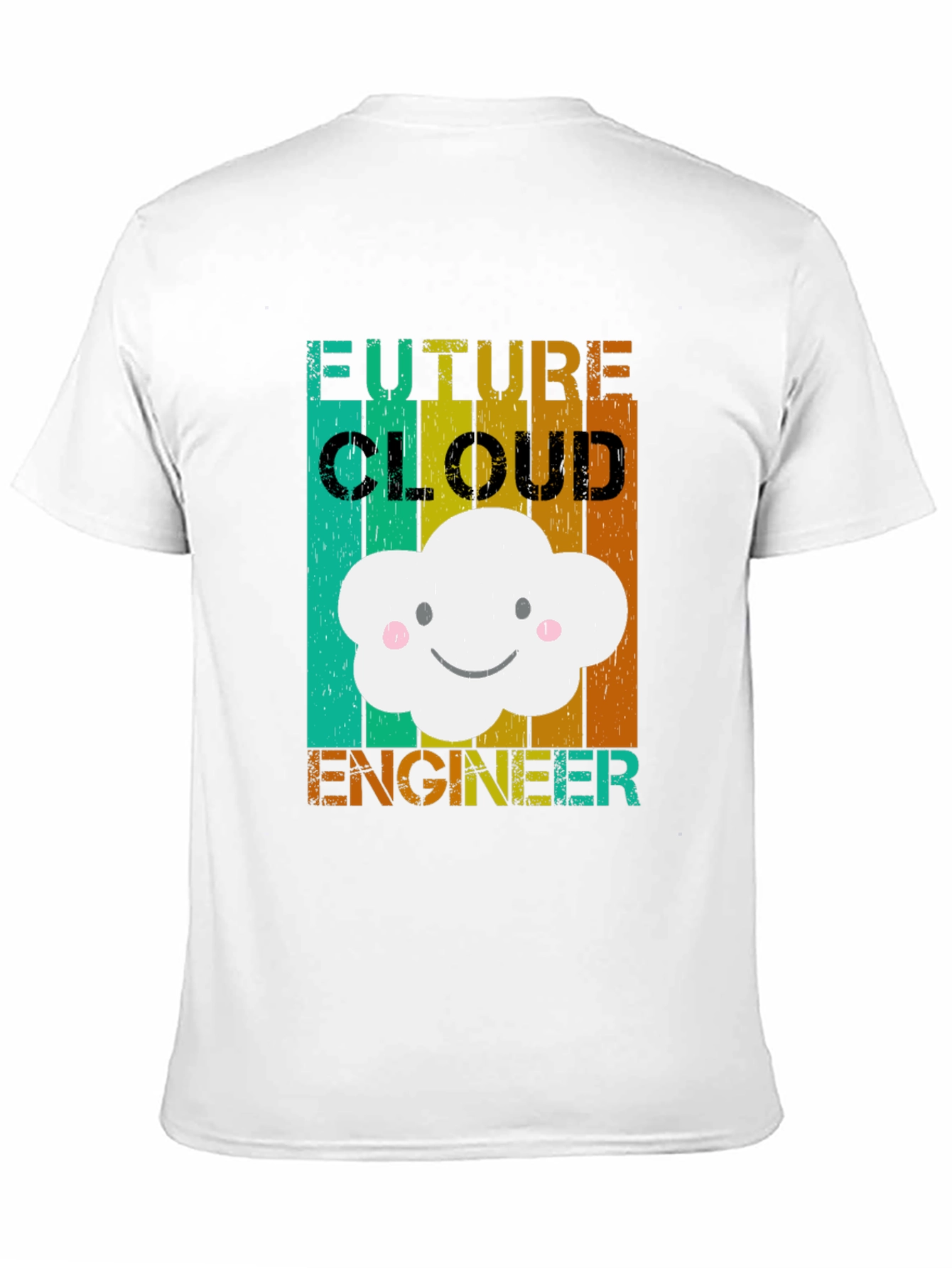 Future Cloud Engineer T-Shirt Cute Cloud Design