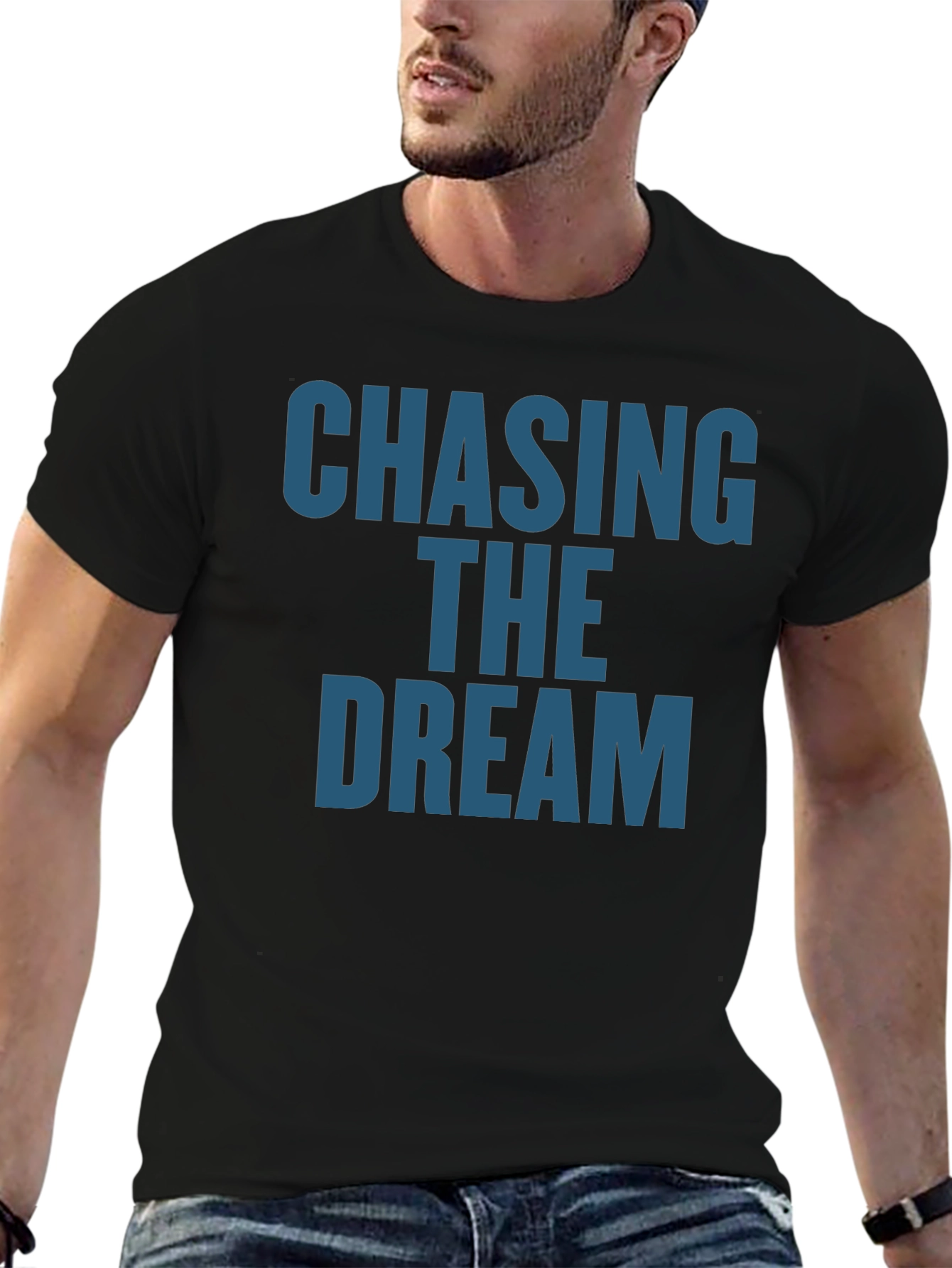 Chasing the Dream Graphic Tee - Black
