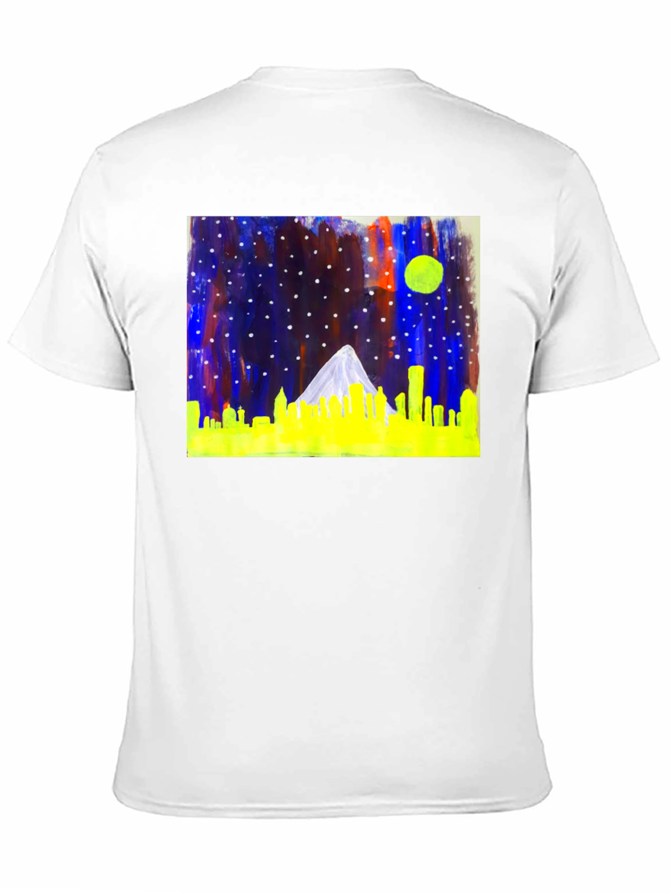 Night Cityscape Graphic Tee - Cool Urban Style
