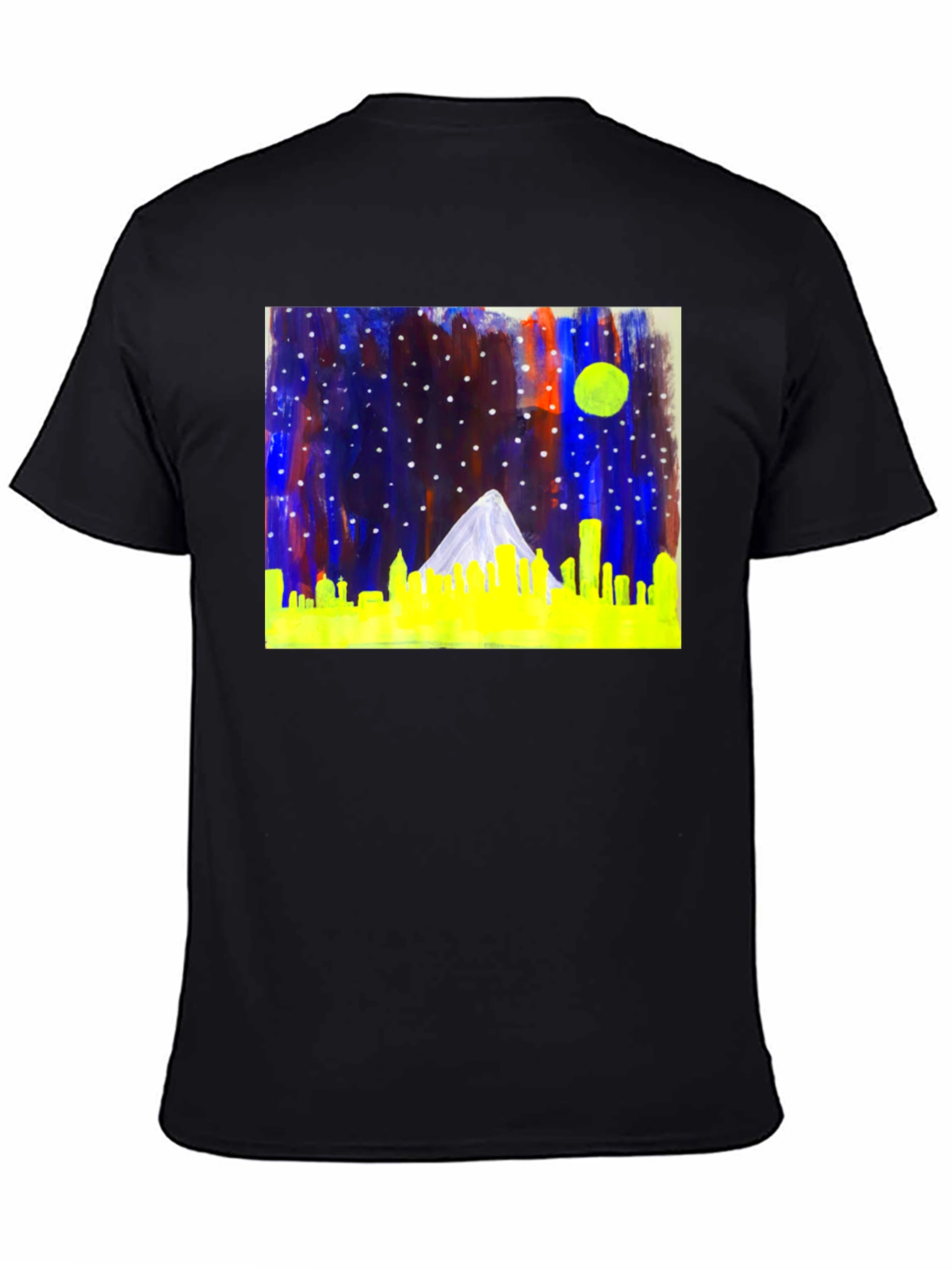 Night Cityscape Graphic Tee - Cool Urban Style