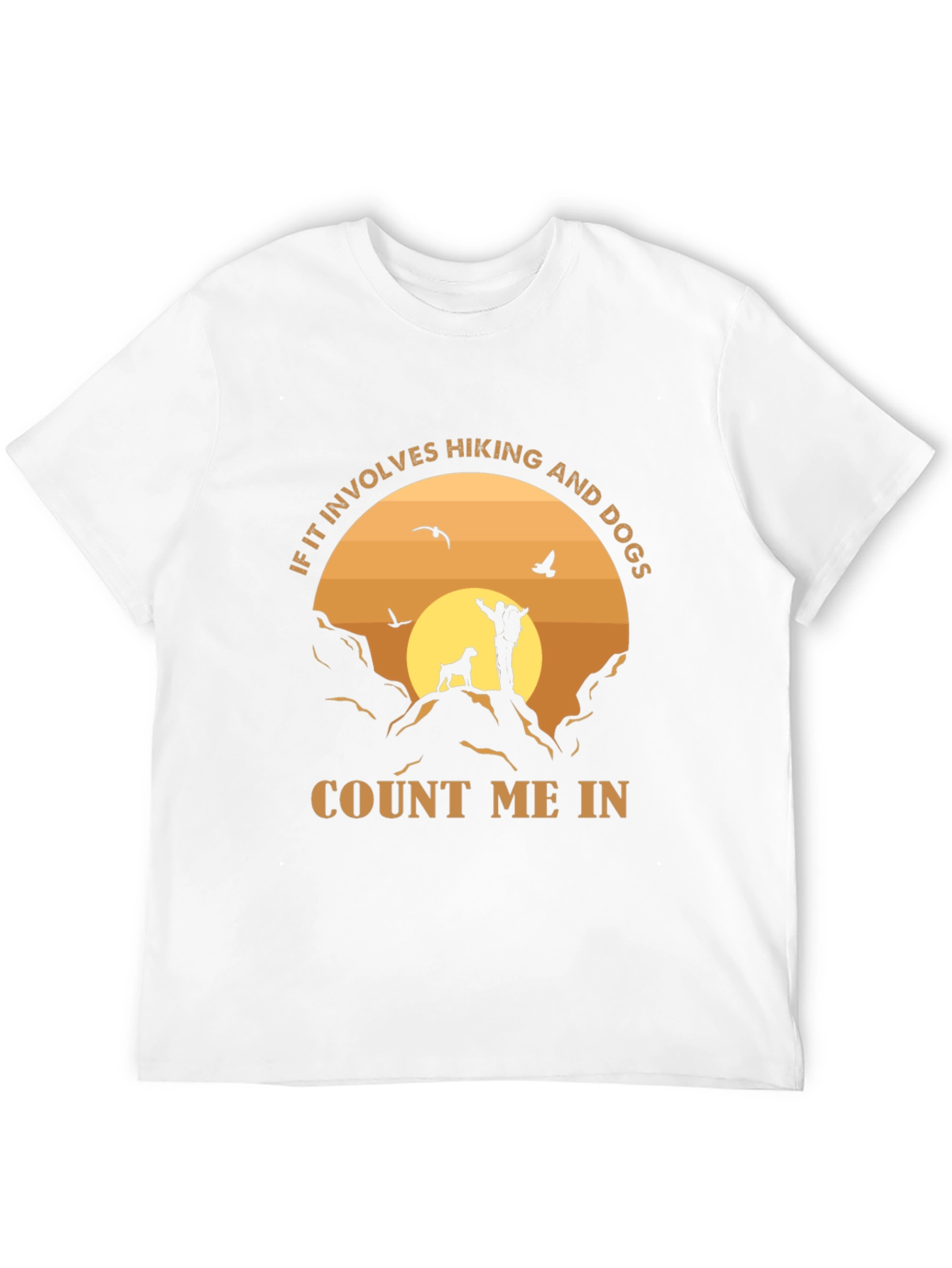 Hiking and Dog Lover T-Shirt