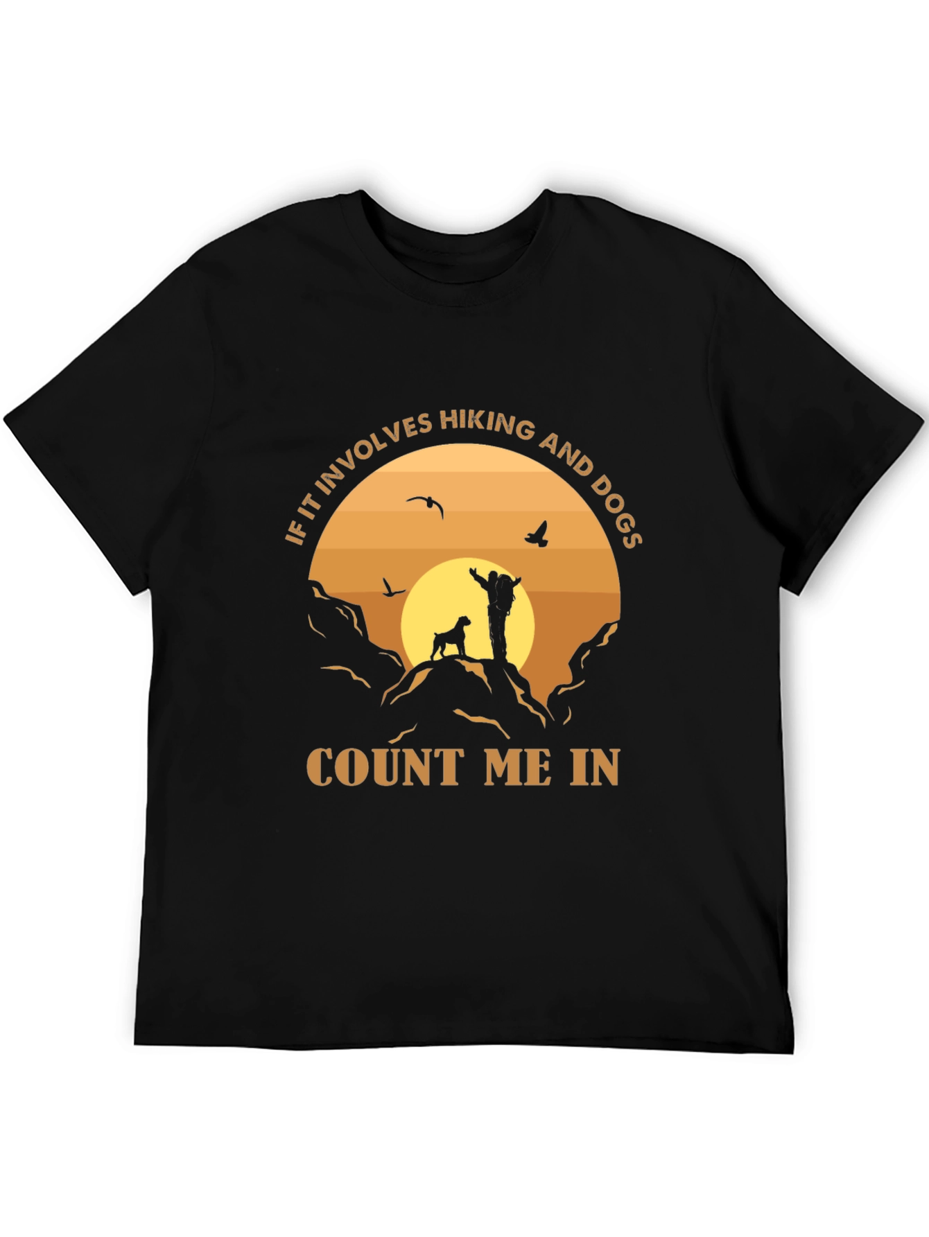 Hiking and Dog Lover T-Shirt