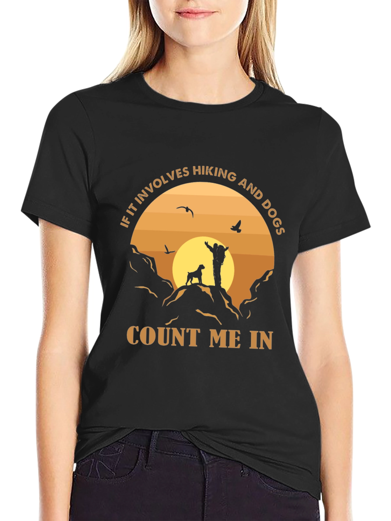 Hiking and Dog Lover T-Shirt